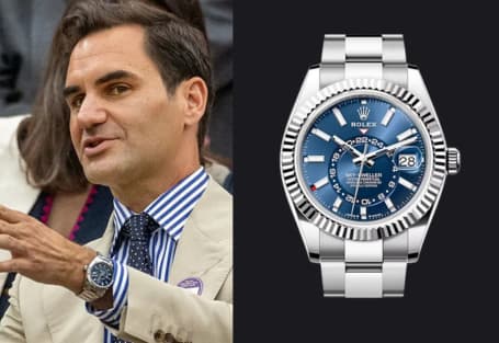 Roger Federer Rocks a Rolex Sky-Dweller Ref. 336934