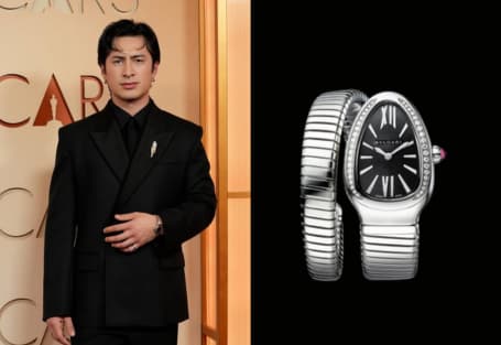 Hudson Williams spotted wearing Bulgari Serpenti Tubogas, Ref: 103434