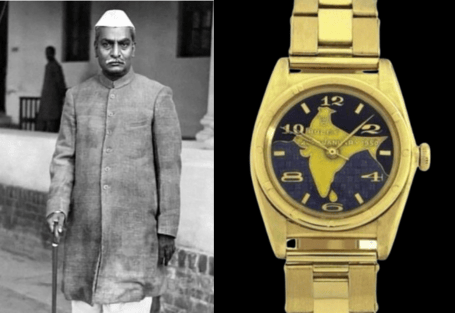 Favourite of the first President of India, Dr Rajendra Prasad's 18k gold Rolex Oyster Perpetual, 40mm dial 