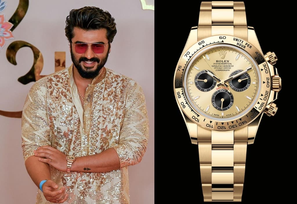 Arjun Kapoor Wearing Rolex Daytona (Ref. 126508-0006), 40mm Dial
