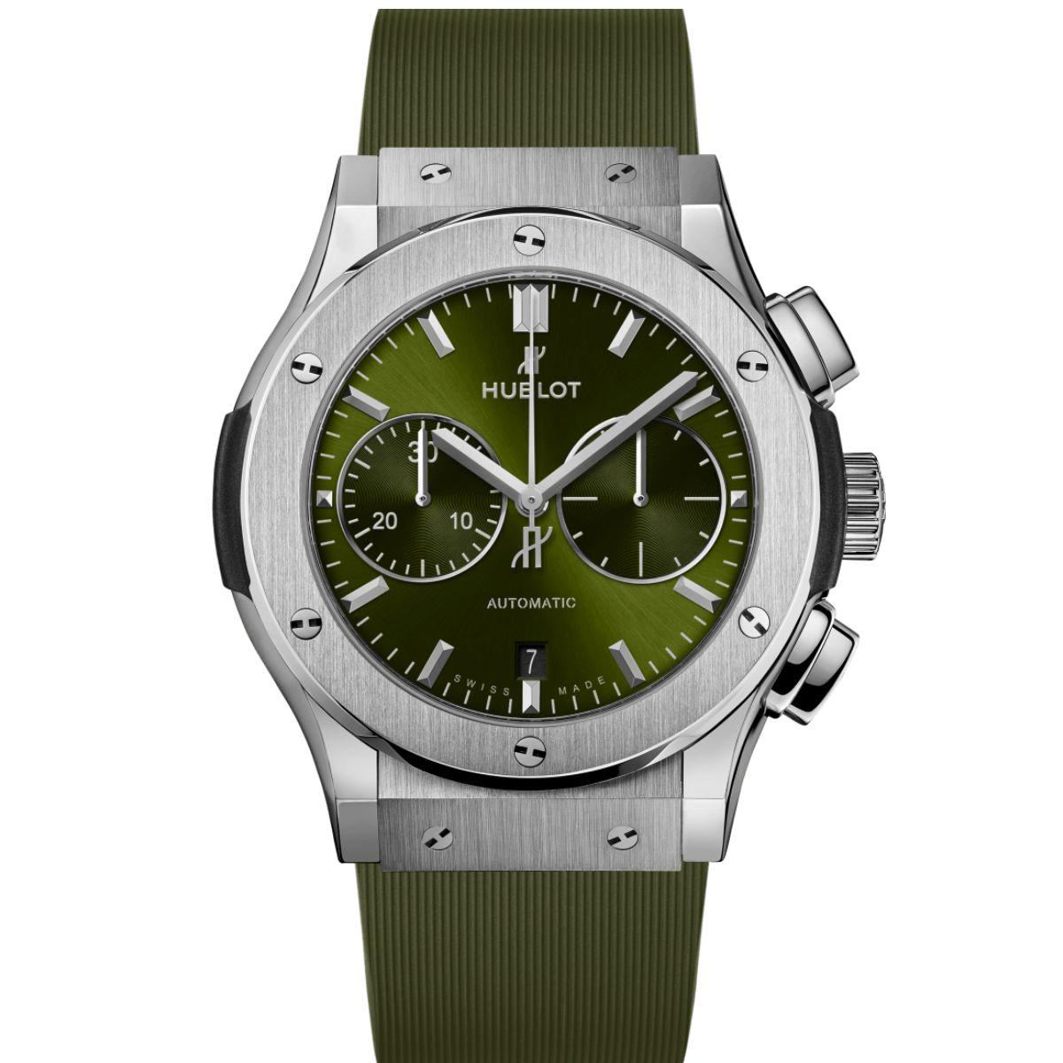Classic Fusion Chronograph Titanium Green