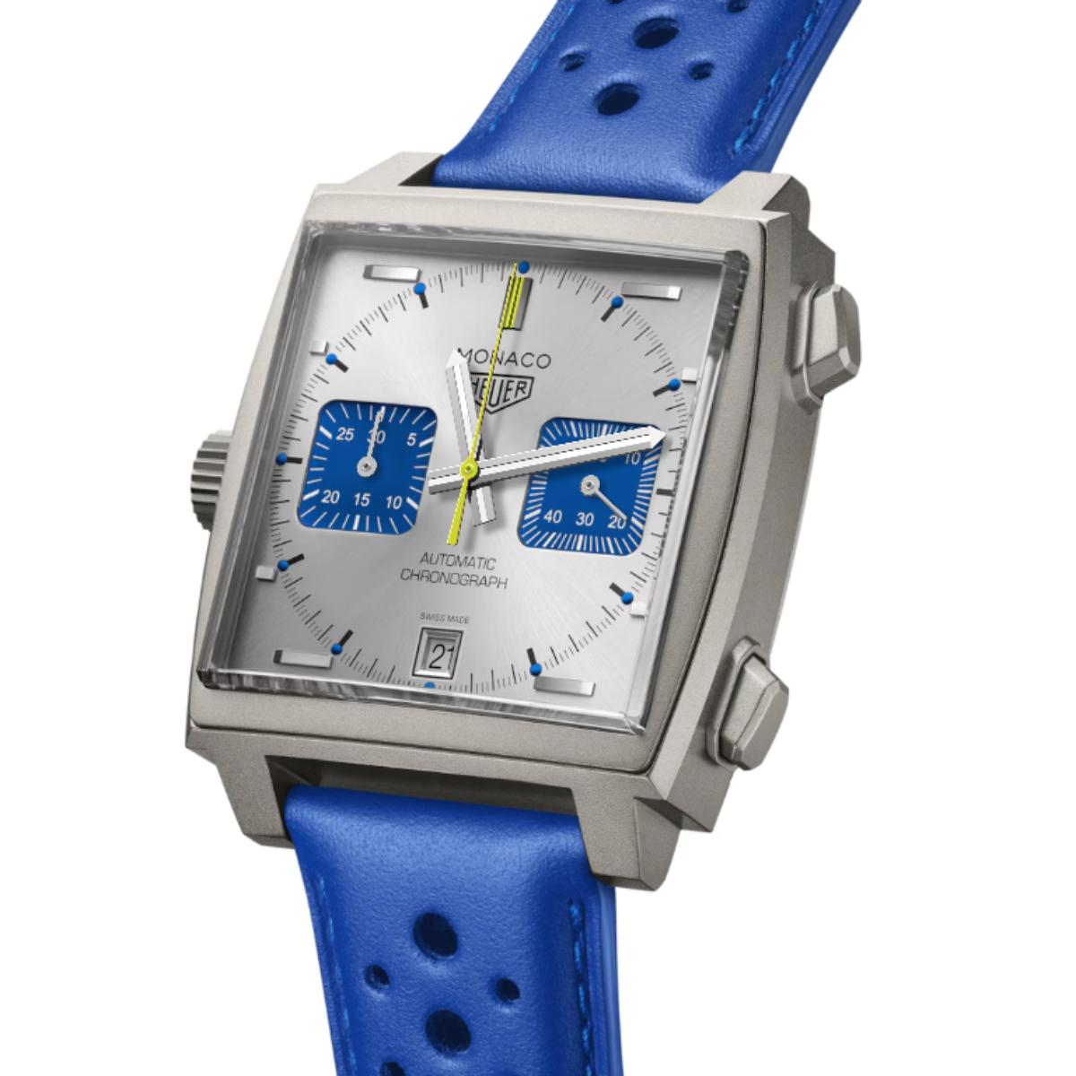 Monaco Chronograph French Racing Blue