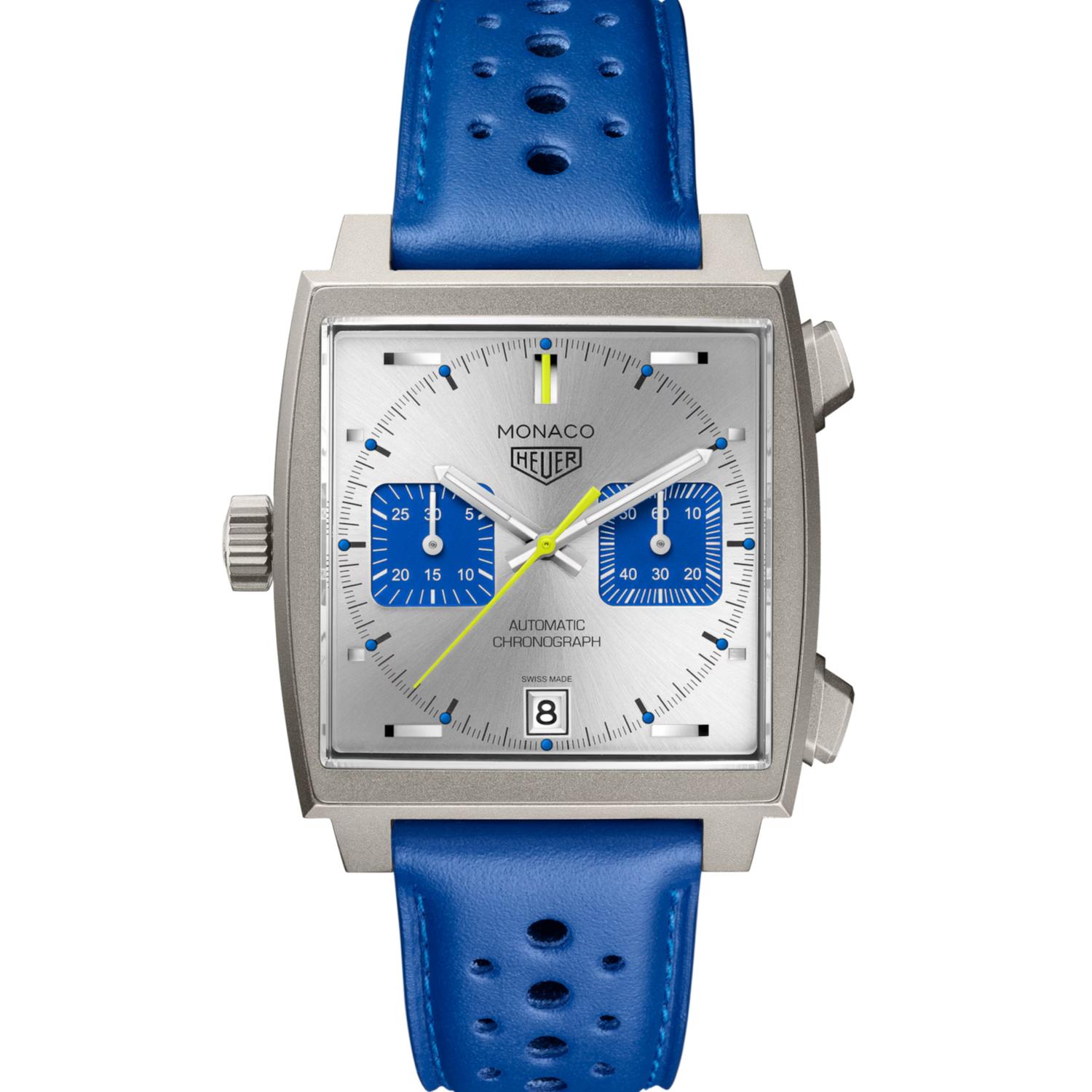 Monaco Chronograph French Racing Blue