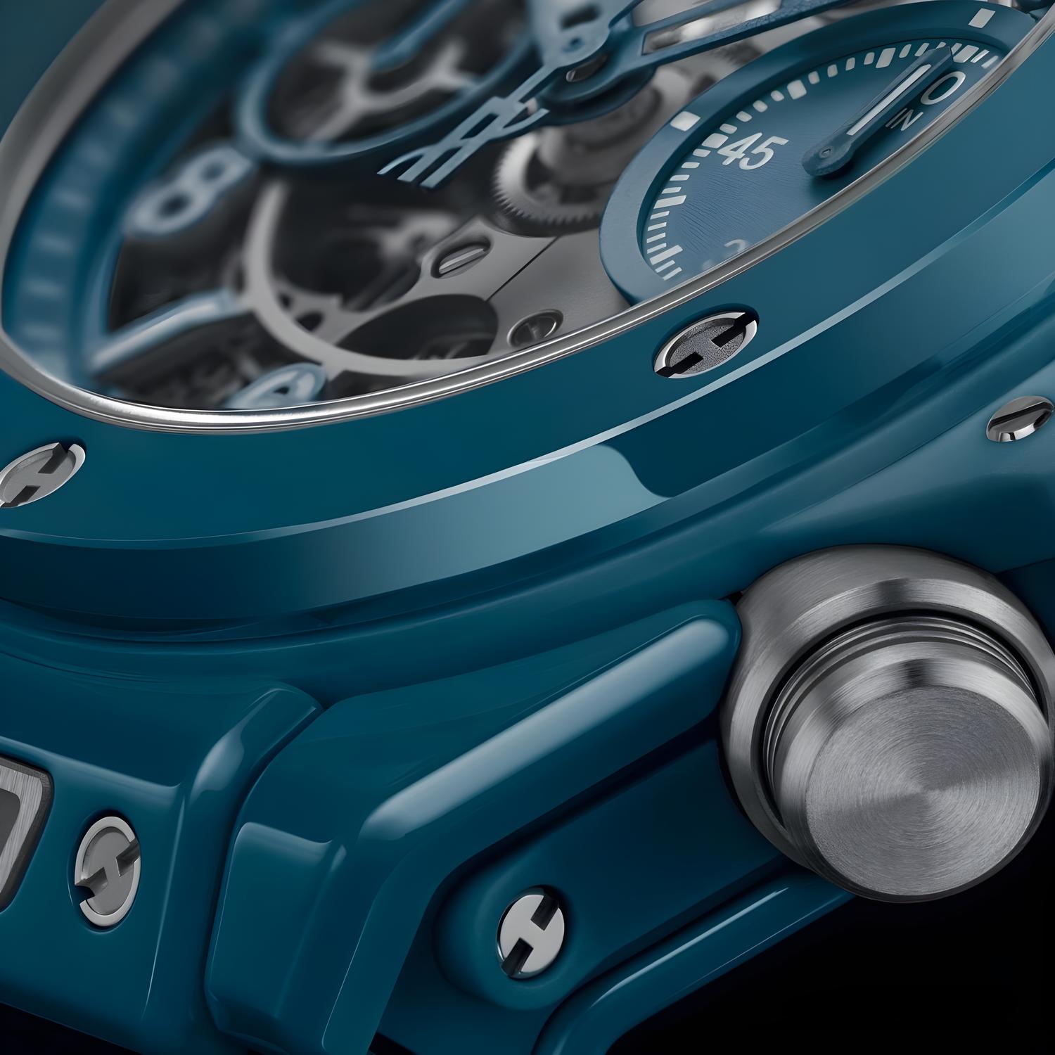 Big Bang Unico Petrol Blue Ceramic