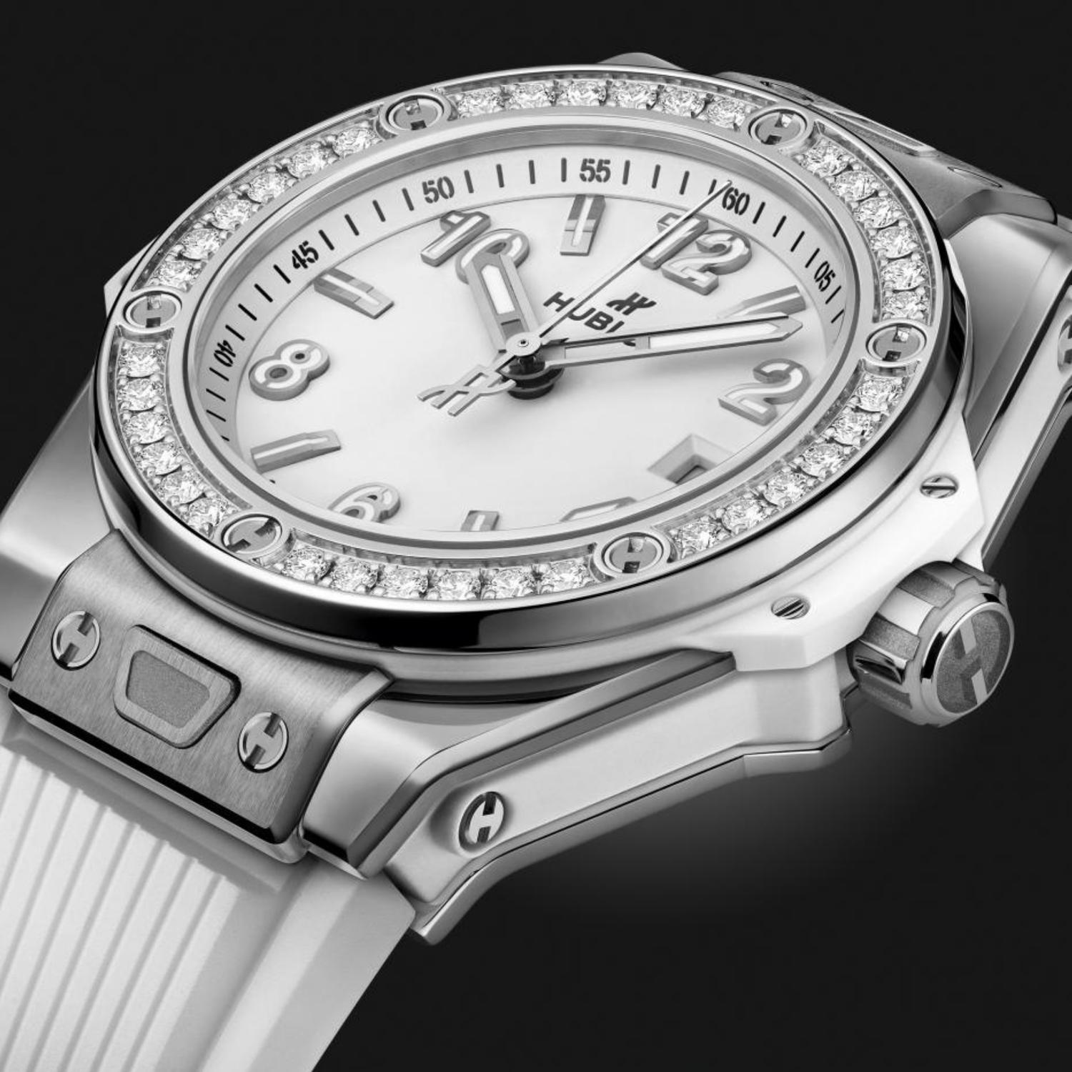 Big Bang One Click Steel White Diamonds