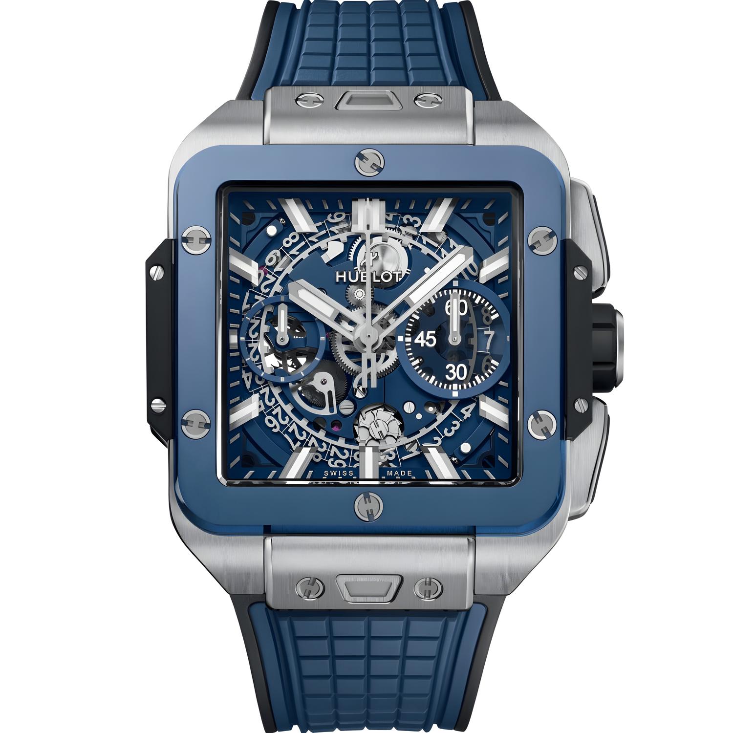 Square Bang Unico Titanium Blue Ceramic