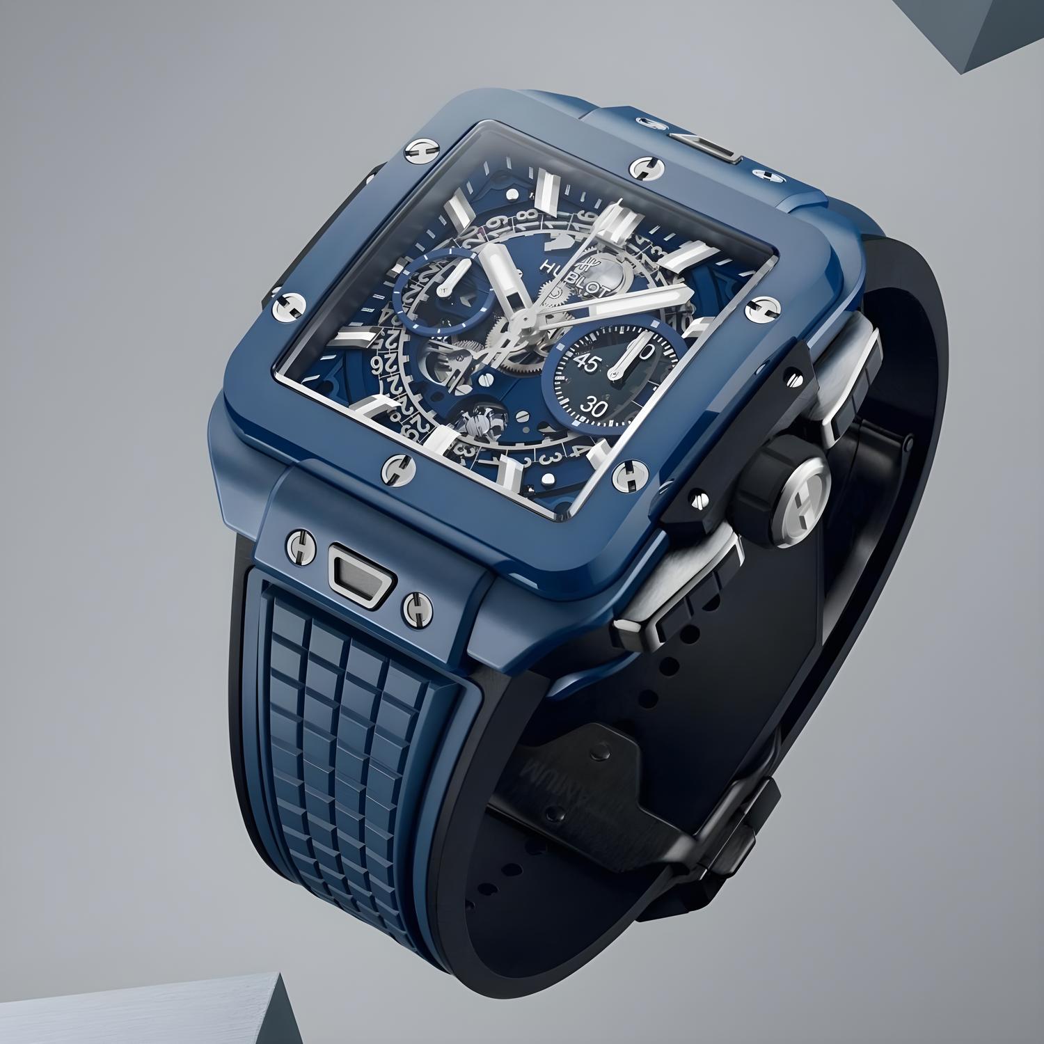 Square Bang Unico Blue Ceramic