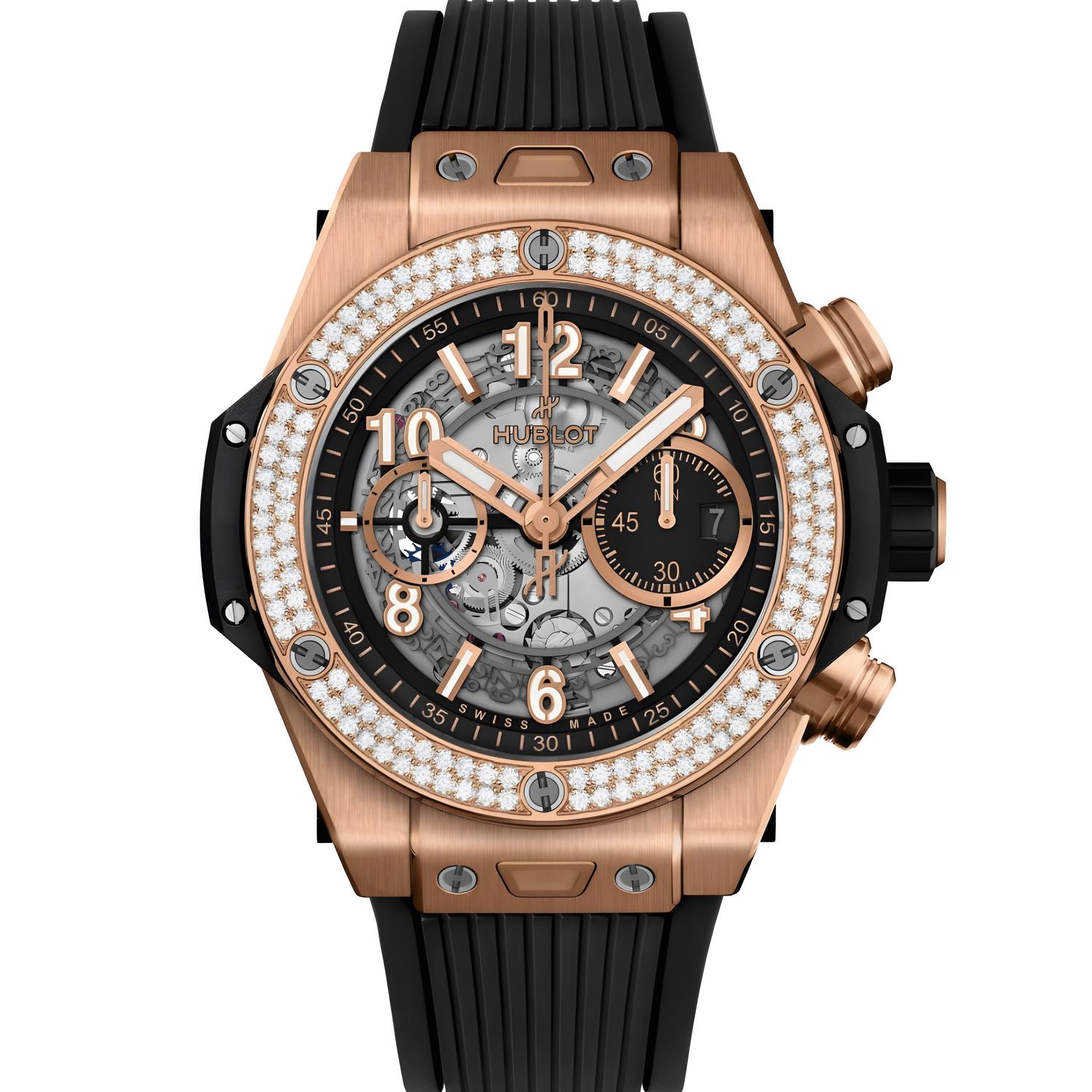 Big Bang Unico King Gold Diamonds