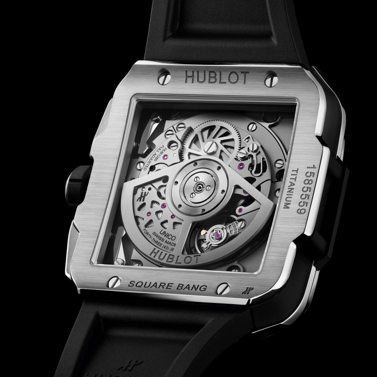 Square Bang Unico Titanium Pavé