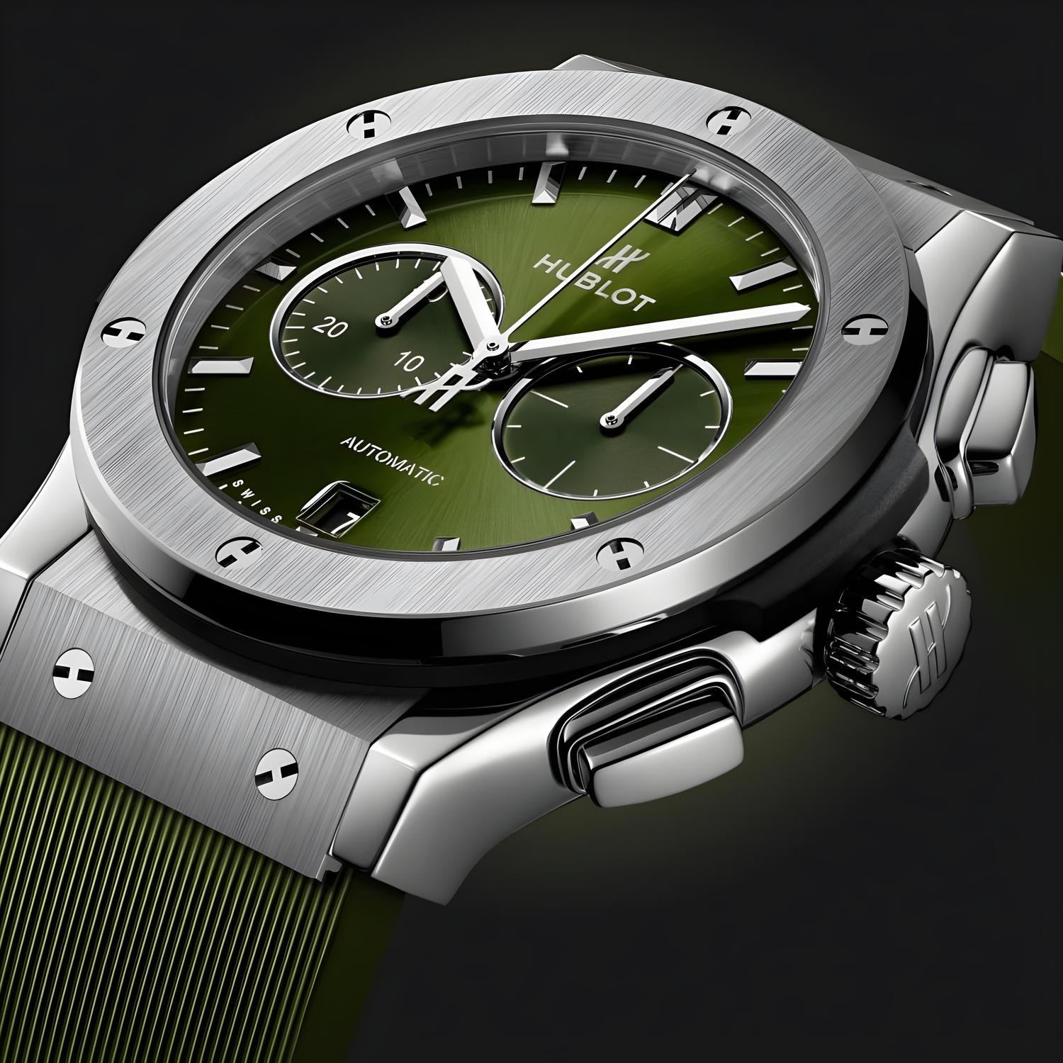 Classic Fusion Chronograph Titanium Green