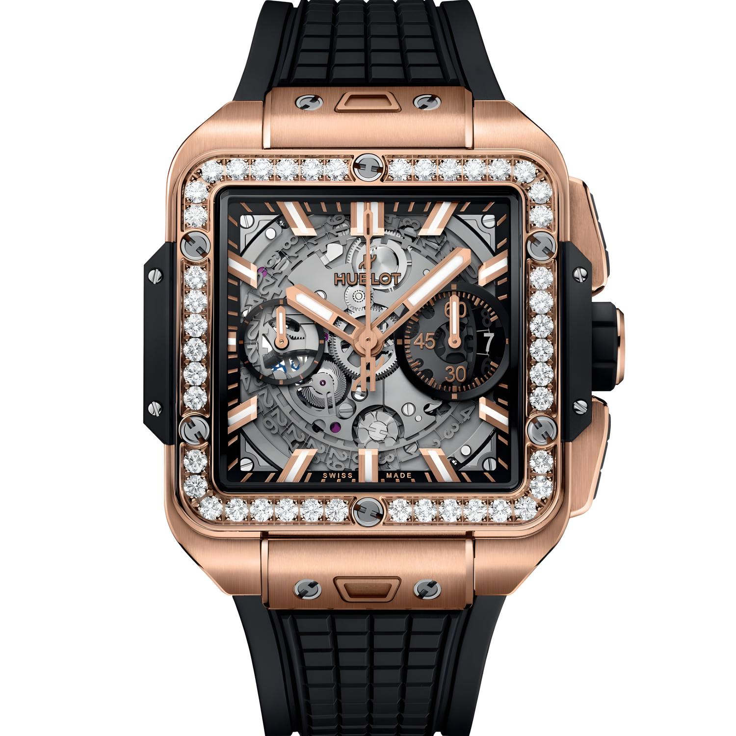 Square Bang Unico King Gold Diamonds