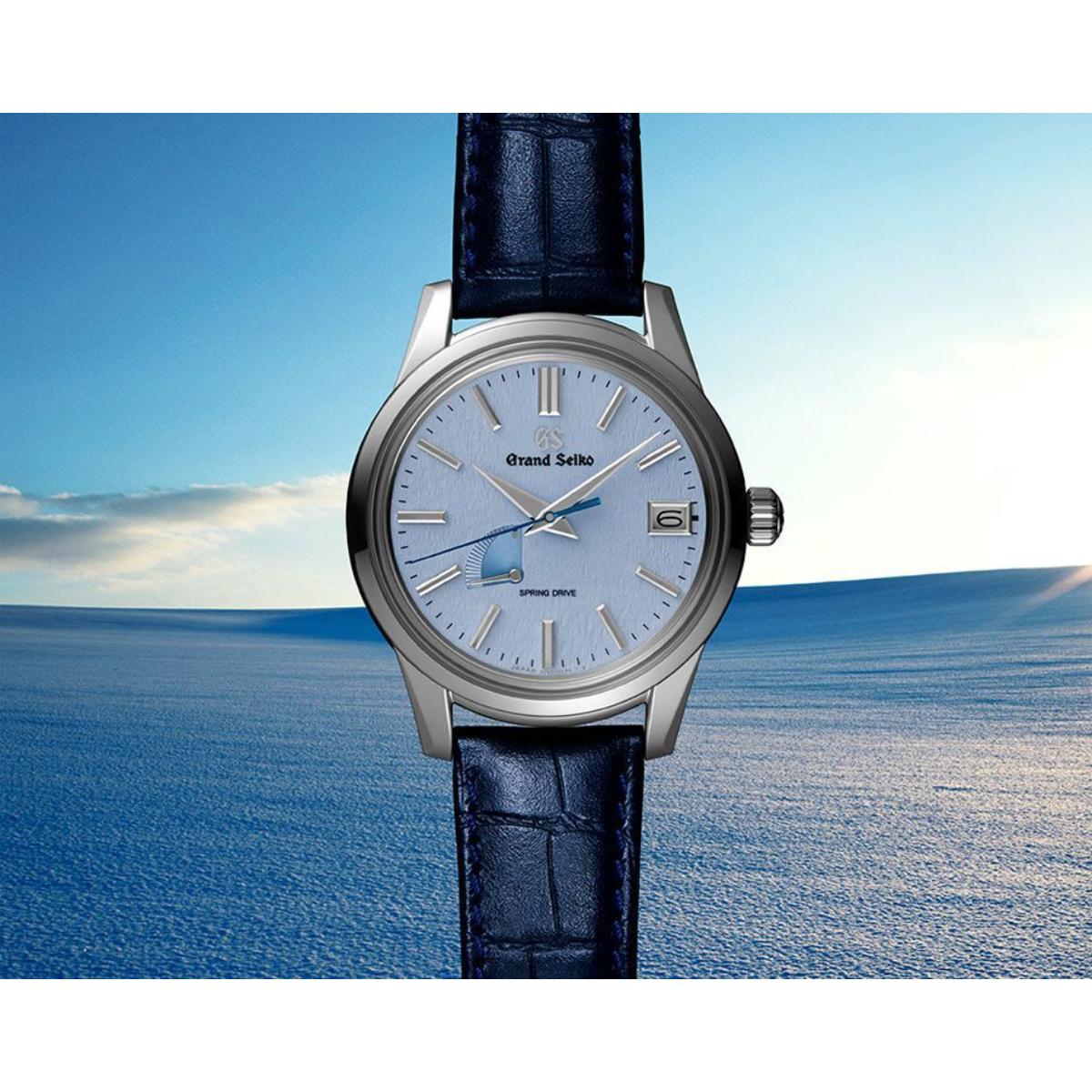 Iconic "Blue Dial" Snowflake Spring Drive