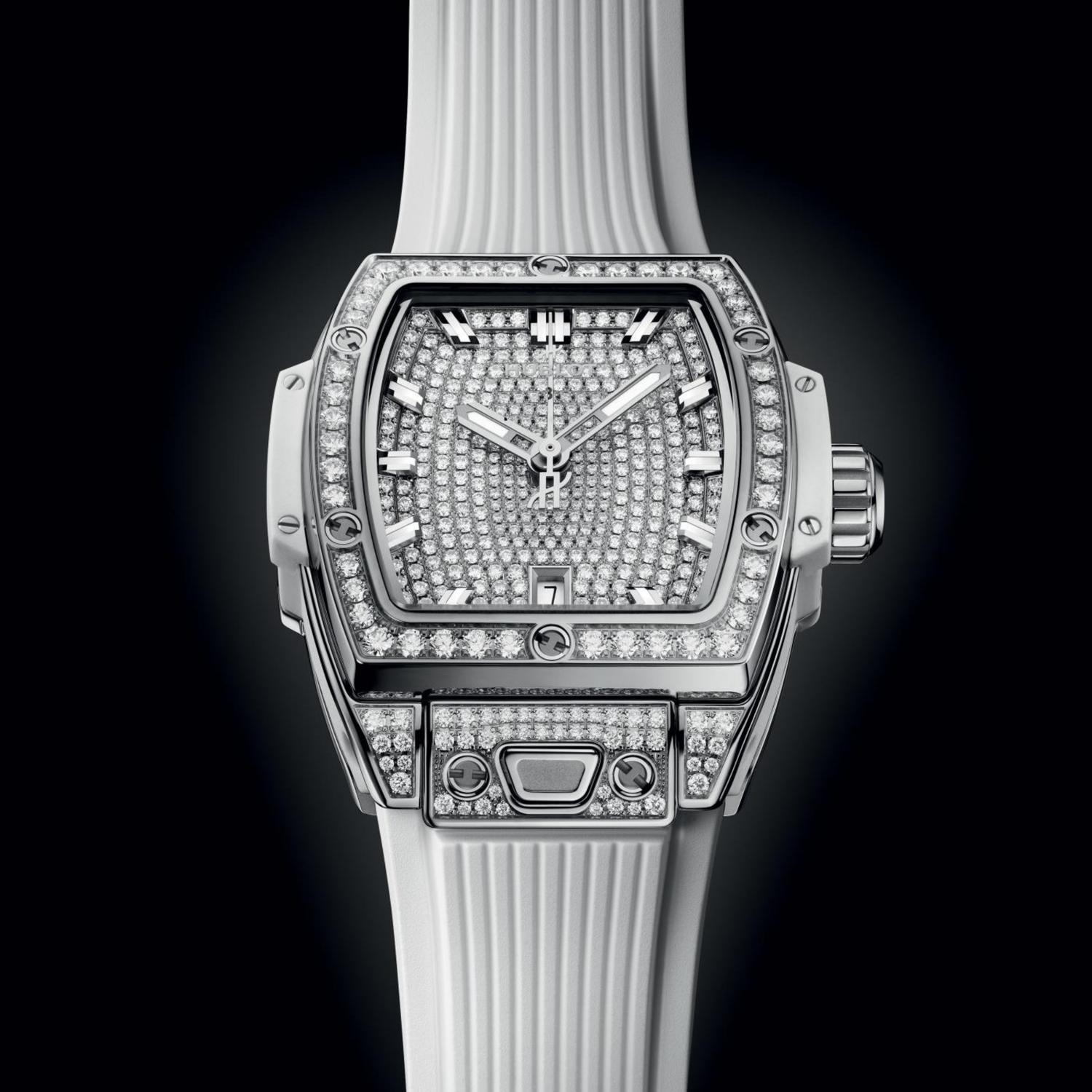 Spirit of Big Bang Steel White Full Pavé