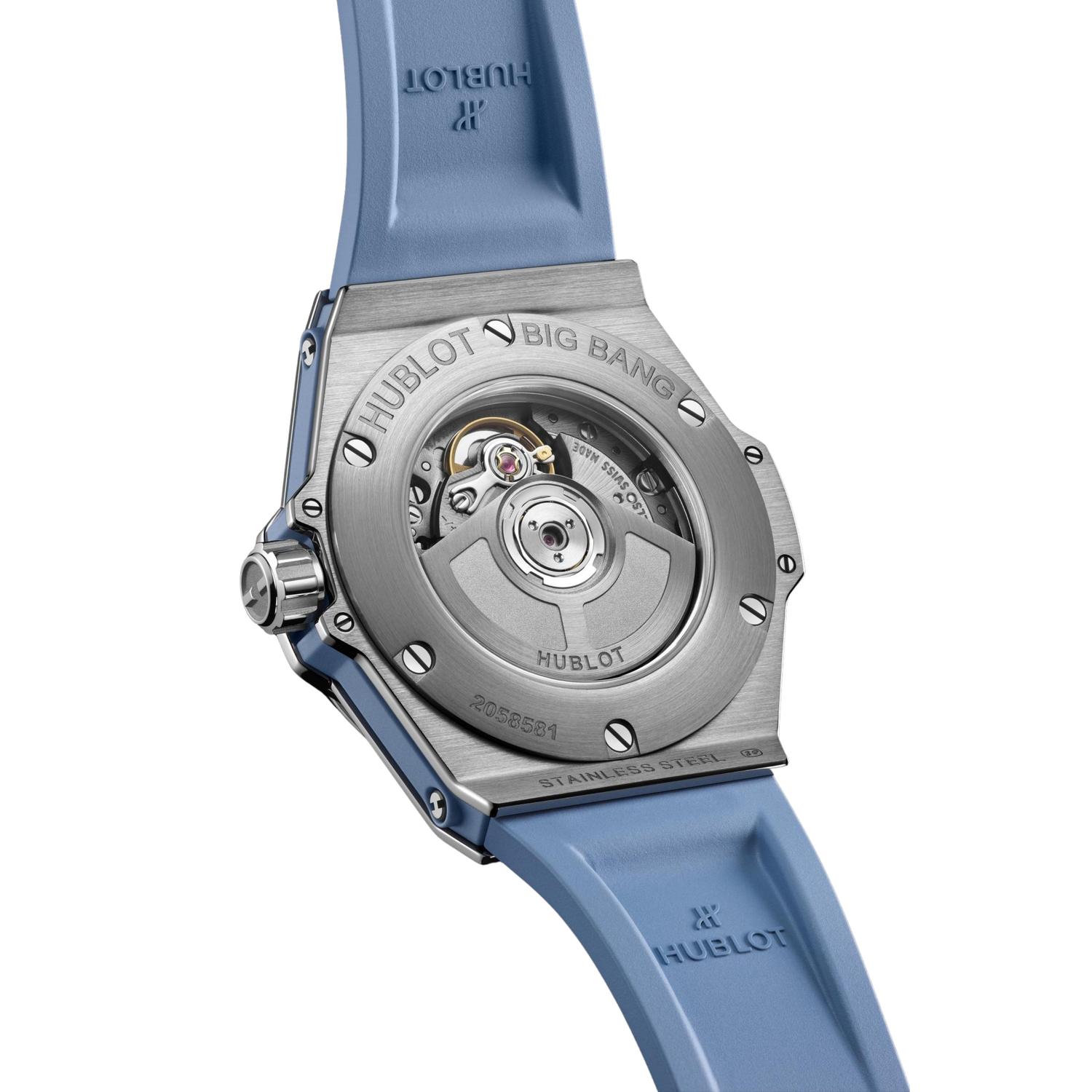 Big Bang One Click Steel Coal Blue Diamonds