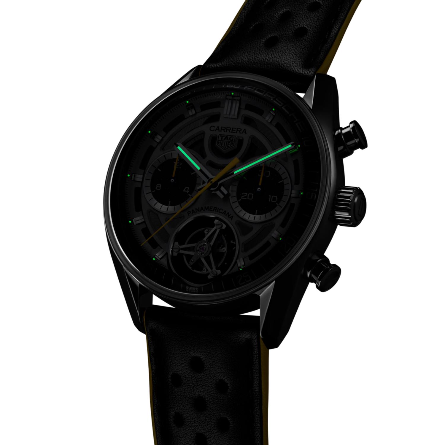 Carrera Chronograph Tourbillon x Porsche Panamericana
