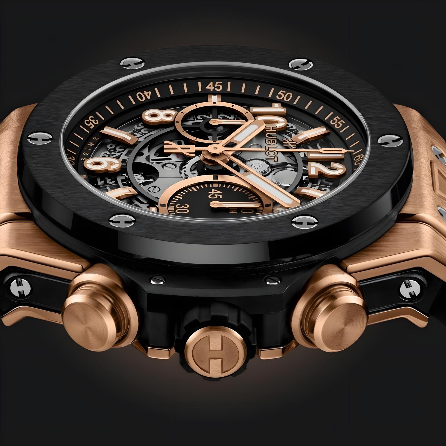Big Bang Unico King Gold Ceramic