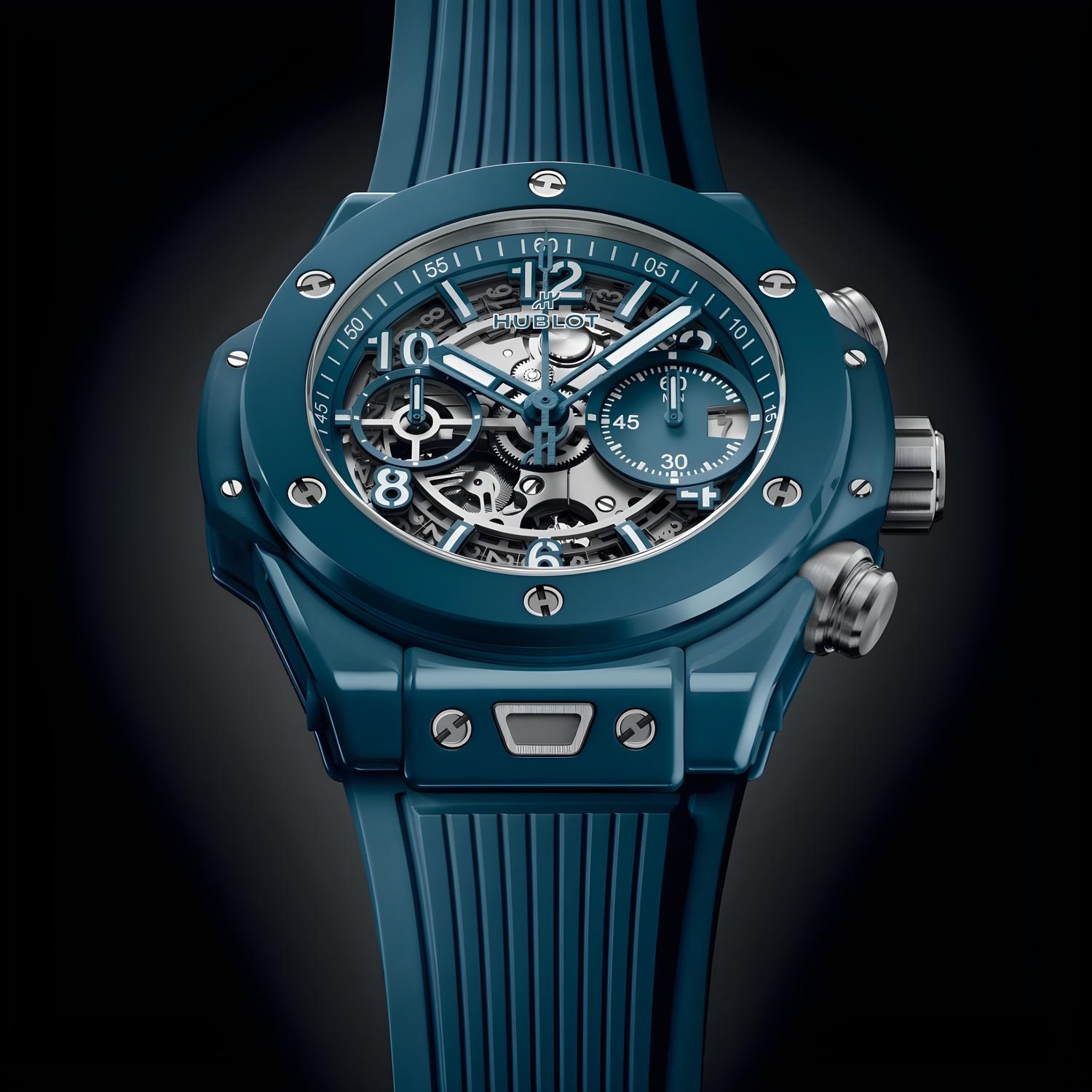 Big Bang Unico Petrol Blue Ceramic
