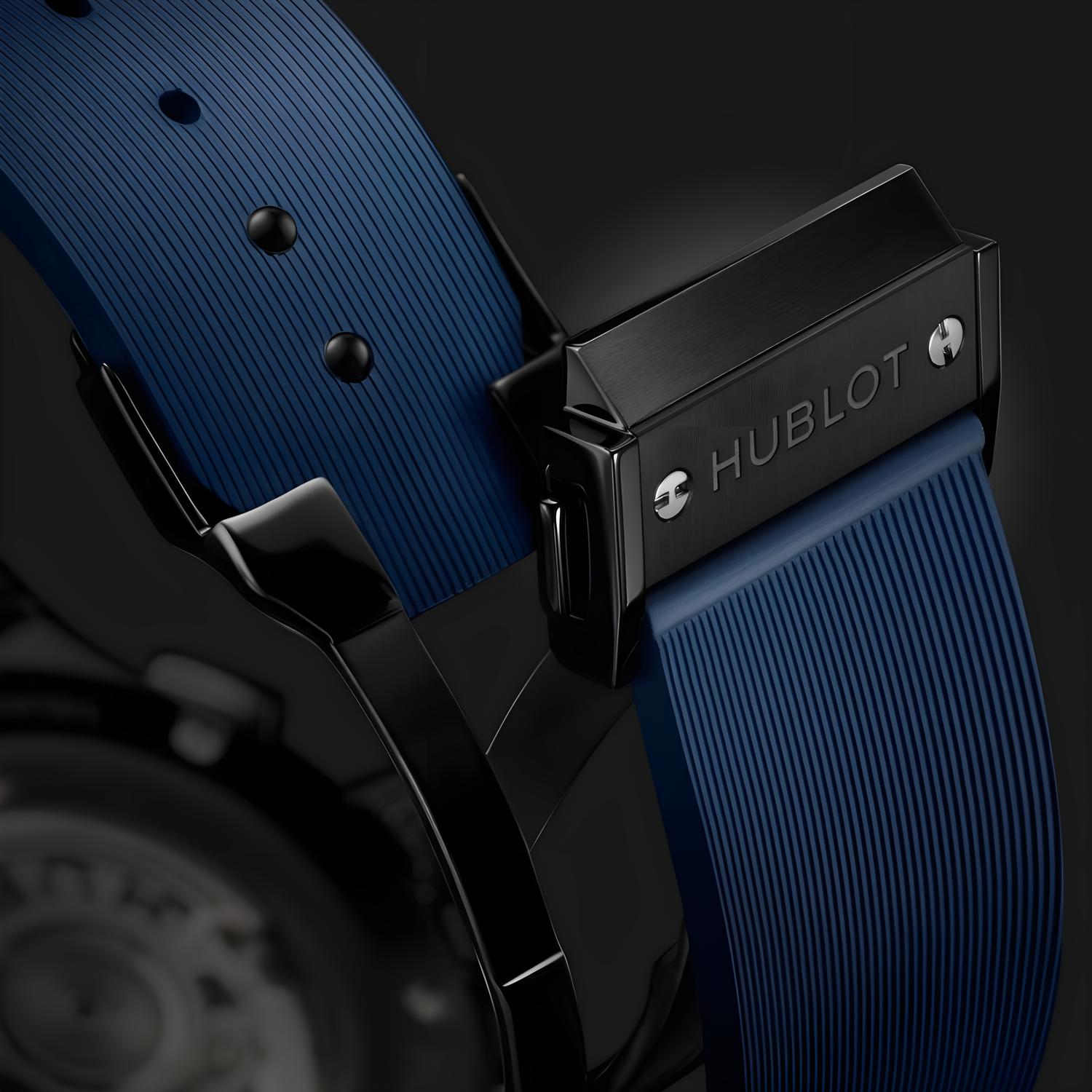 Classic Fusion Ceramic Blue Chronograph