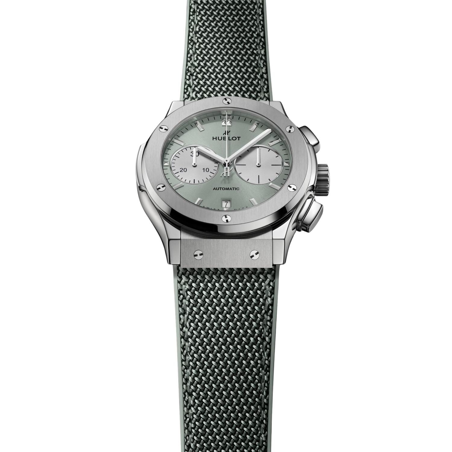 Classic Fusion Chronograph Titanium Sage Green