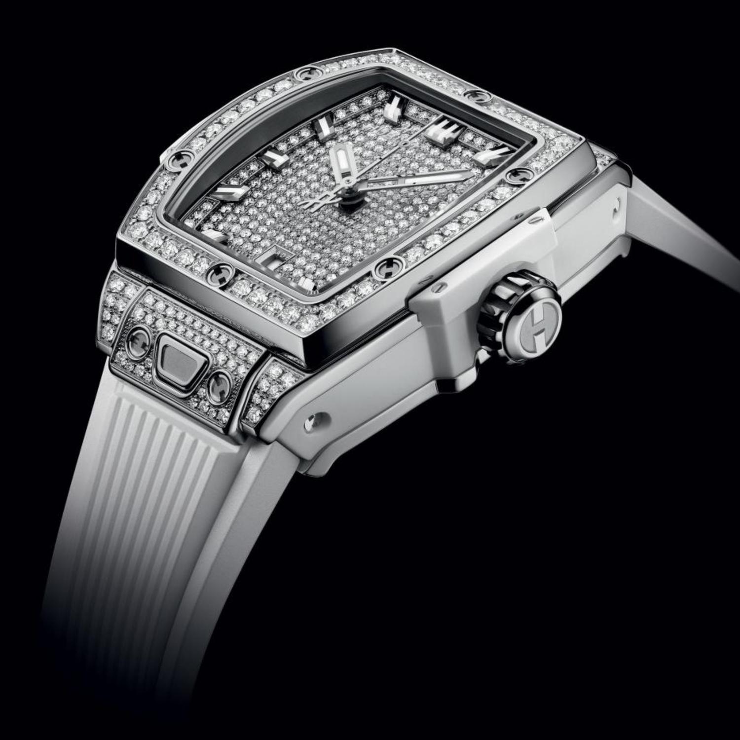 Spirit of Big Bang Steel White Full Pavé