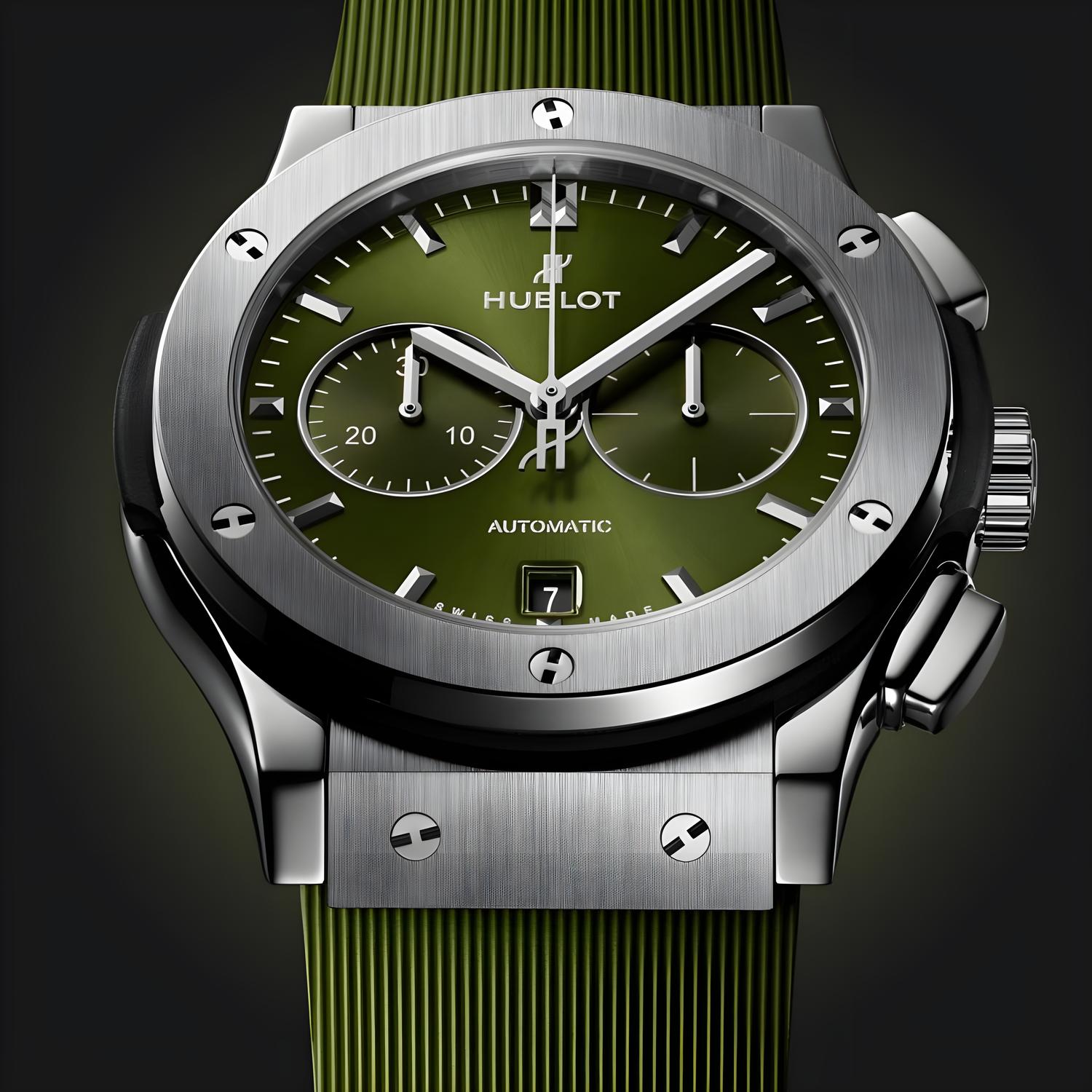 Classic Fusion Chronograph Titanium Green