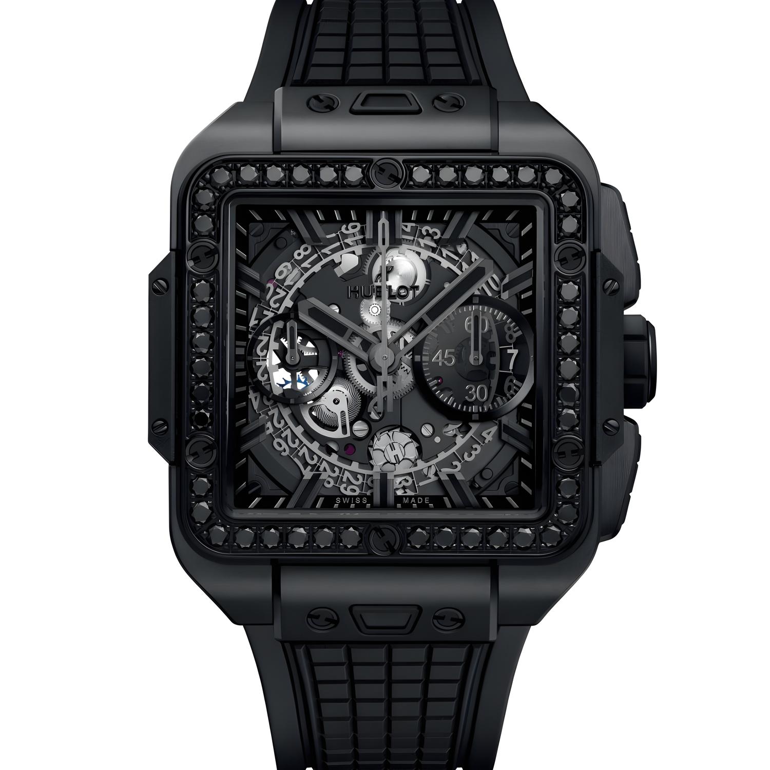 Square Bang Unico All Black Diamonds