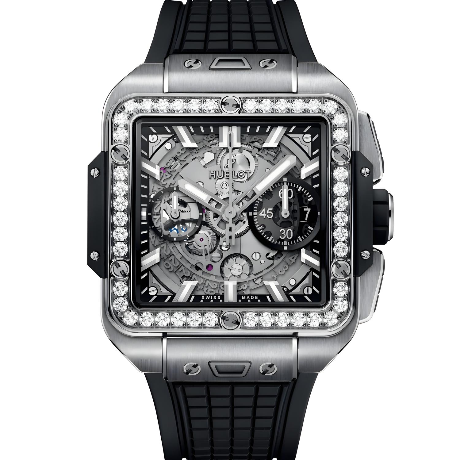 Square Bang Unico Titanium Diamonds