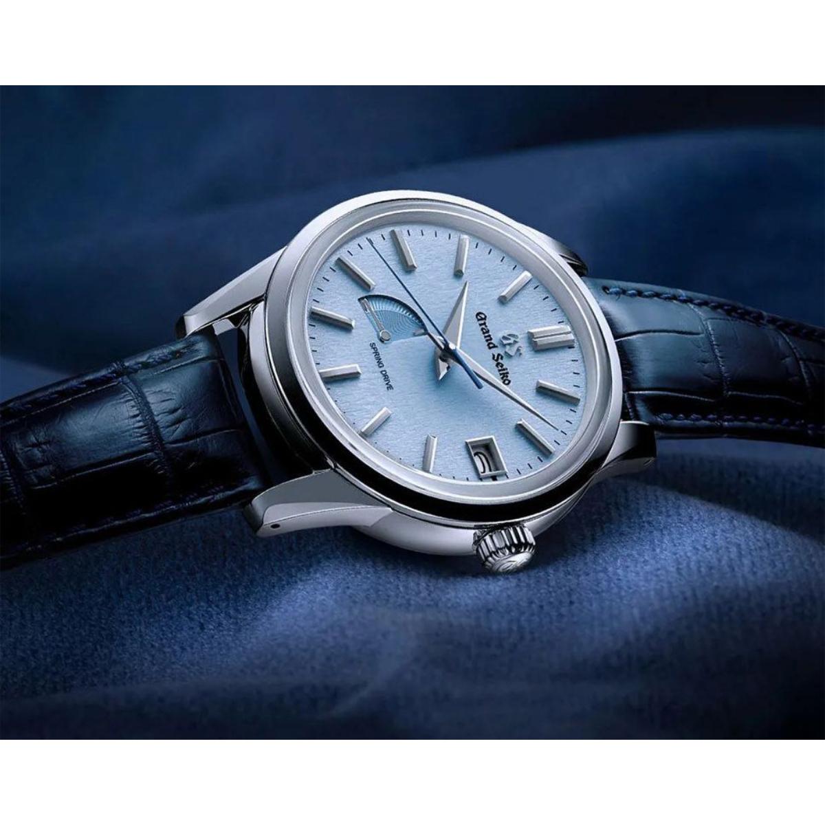 Iconic "Blue Dial" Snowflake Spring Drive