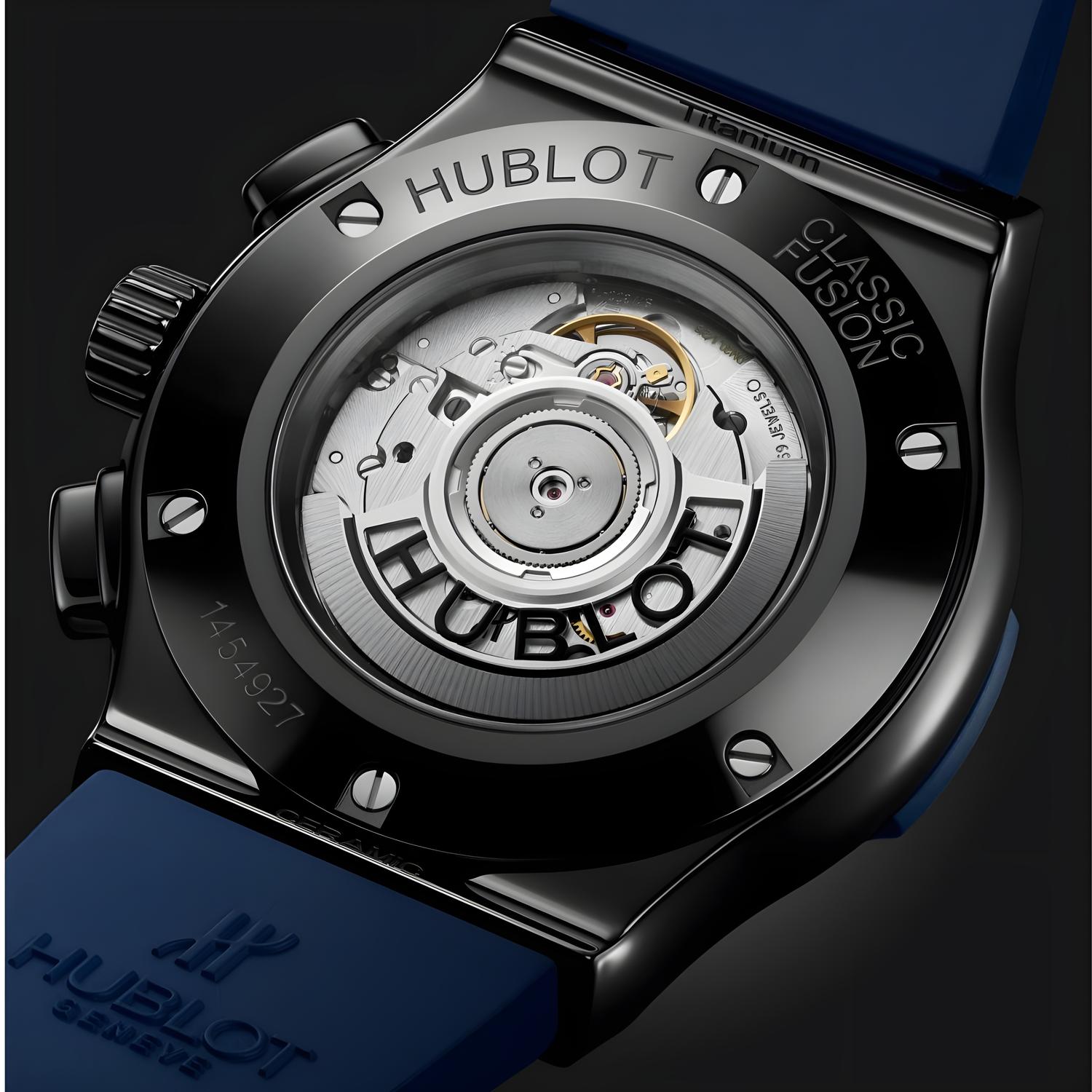 Classic Fusion Ceramic Blue Chronograph