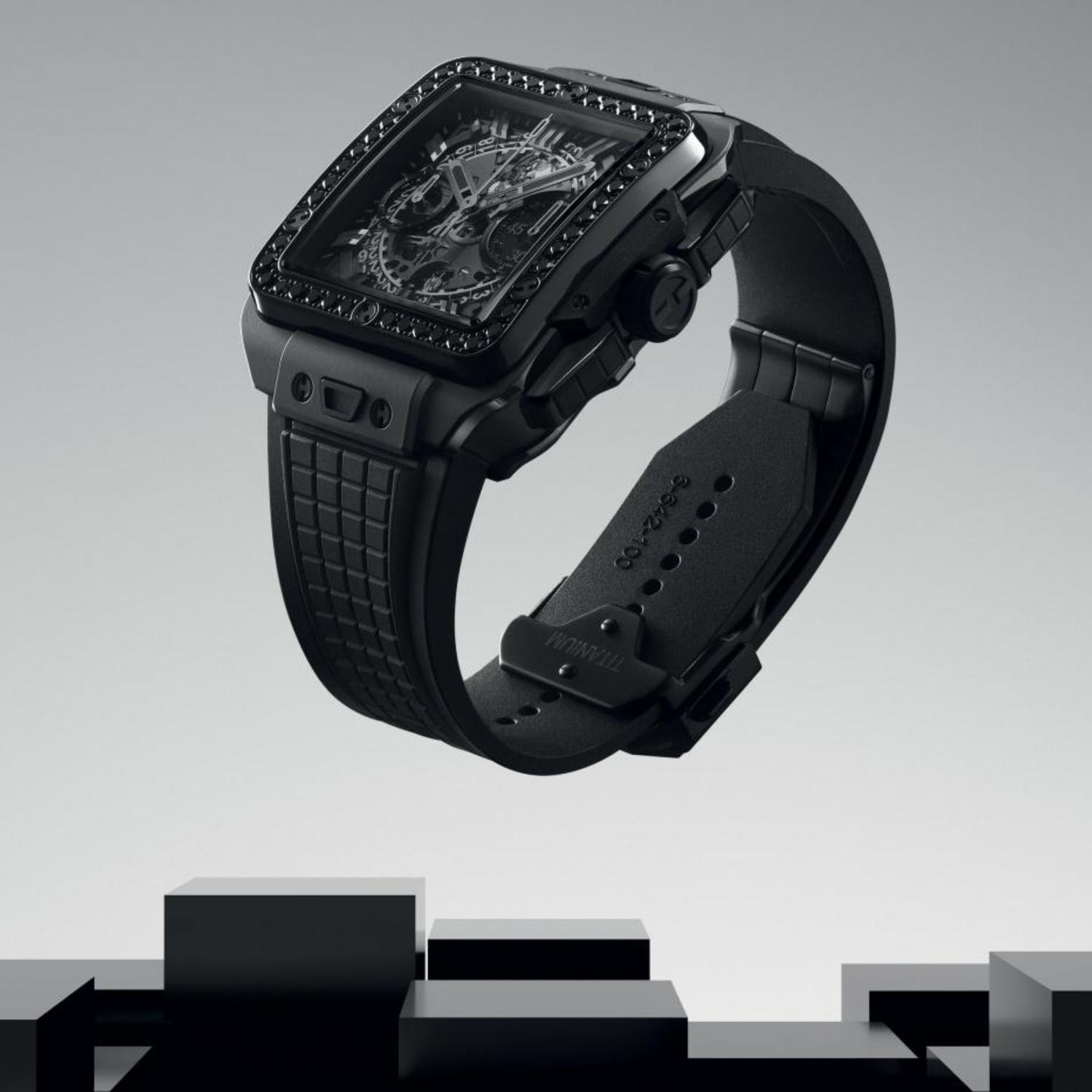 Square Bang Unico All Black Diamonds
