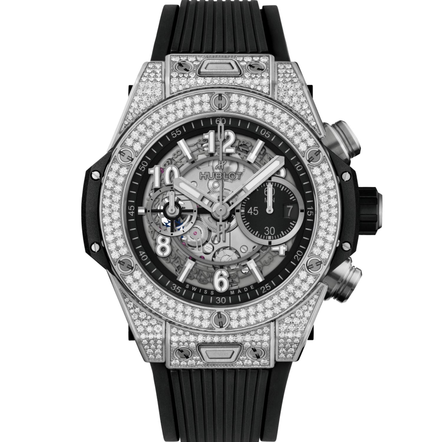 Big Bang Unico Titanium Pavé