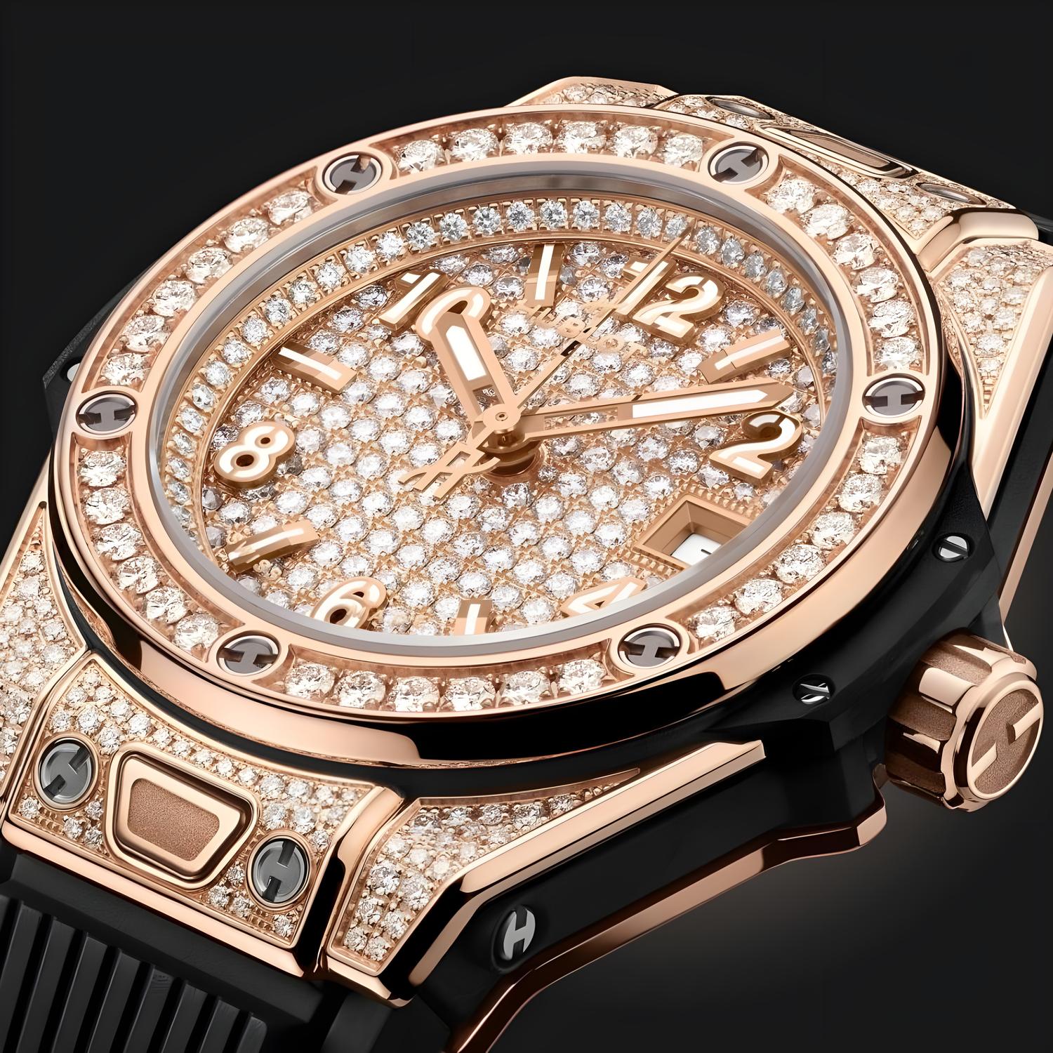 Big Bang One Click King Gold Full Pavé