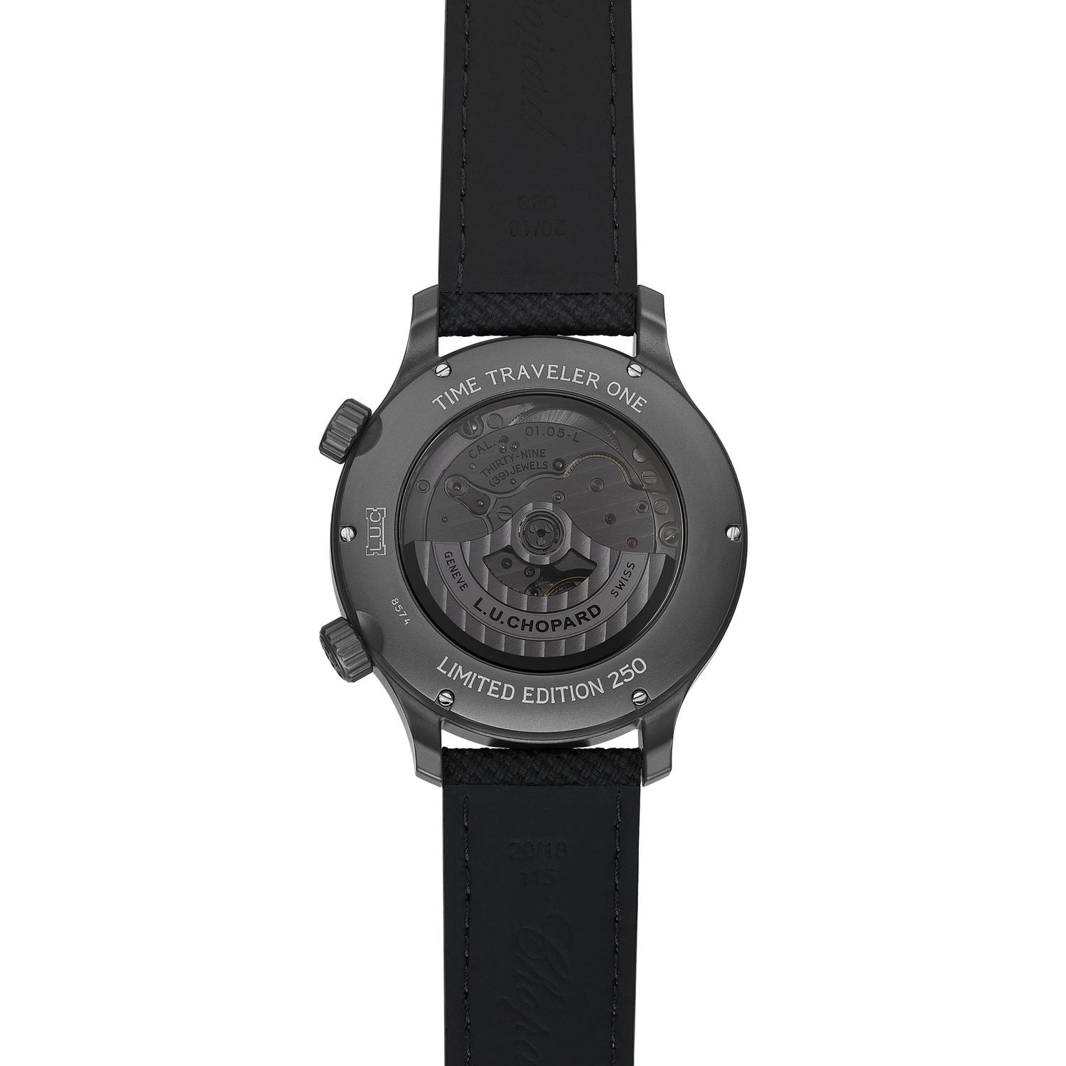 L.U.C Time Traveler One Black