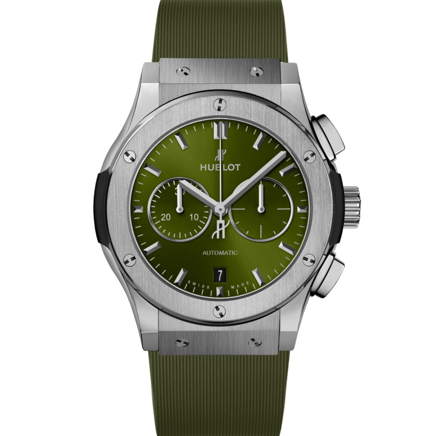 Classic Fusion Chronograph Titanium Green