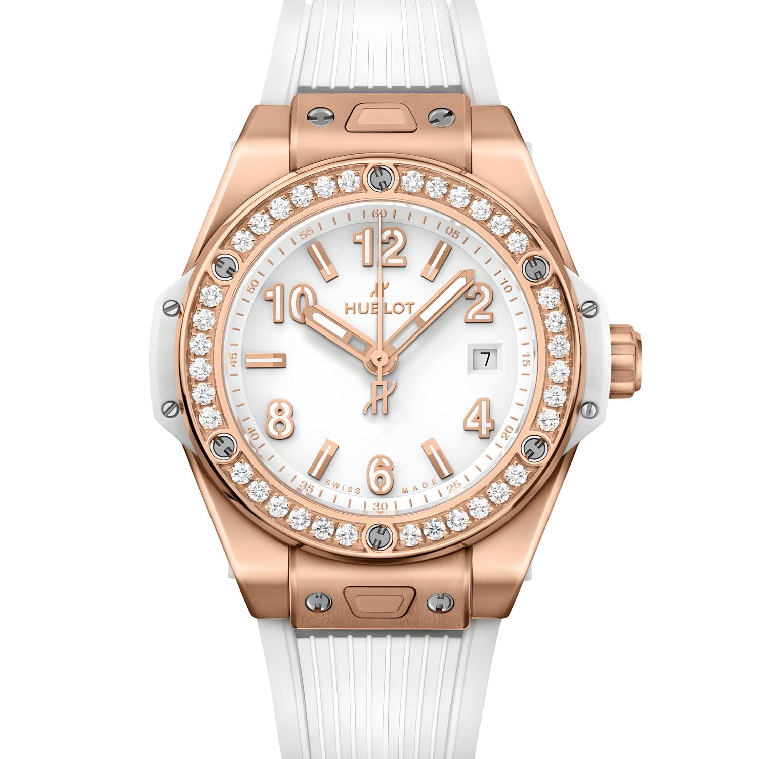 Big Bang One Click King Gold White Diamonds