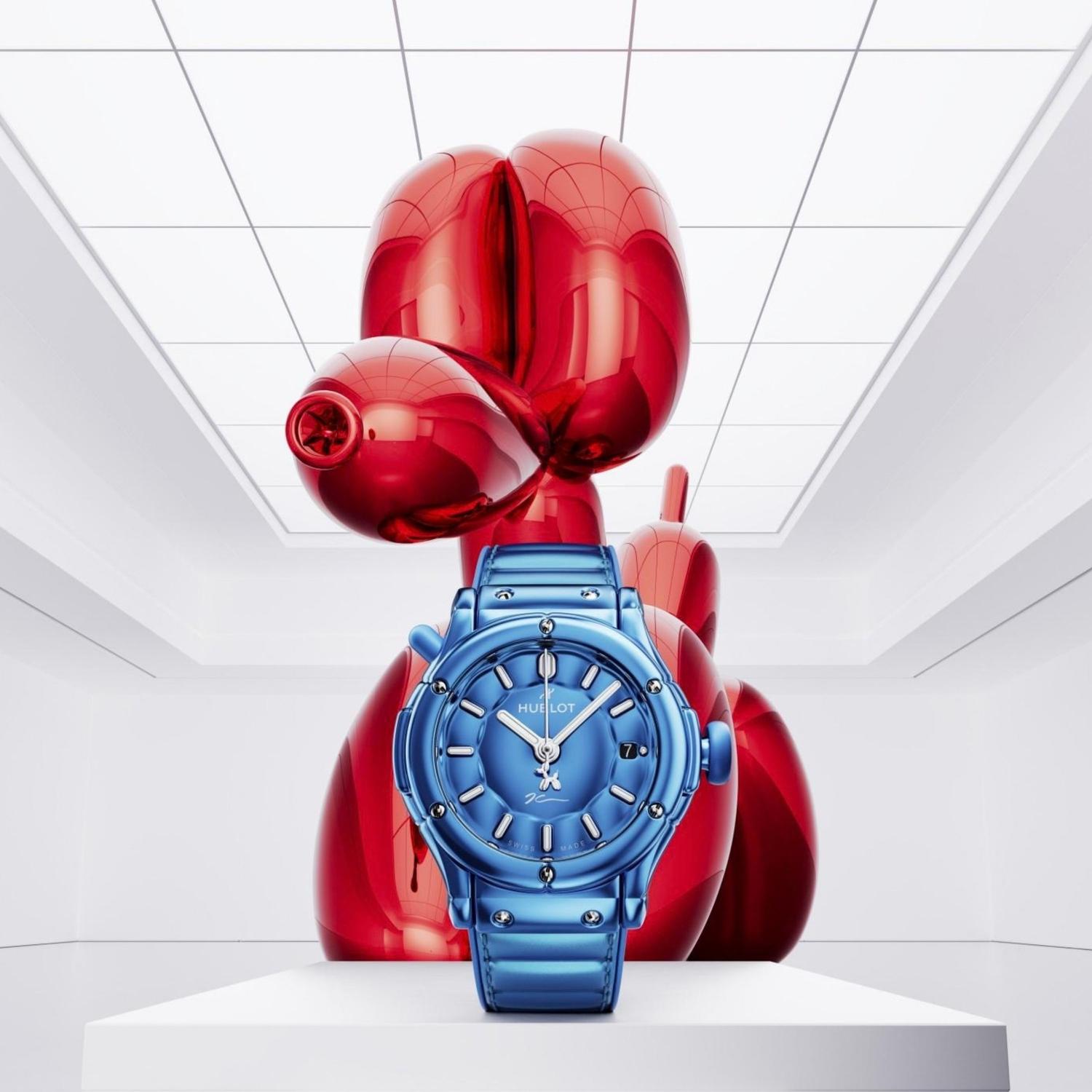 Classic Fusion Balloon Dog By Jeff Koons Blue