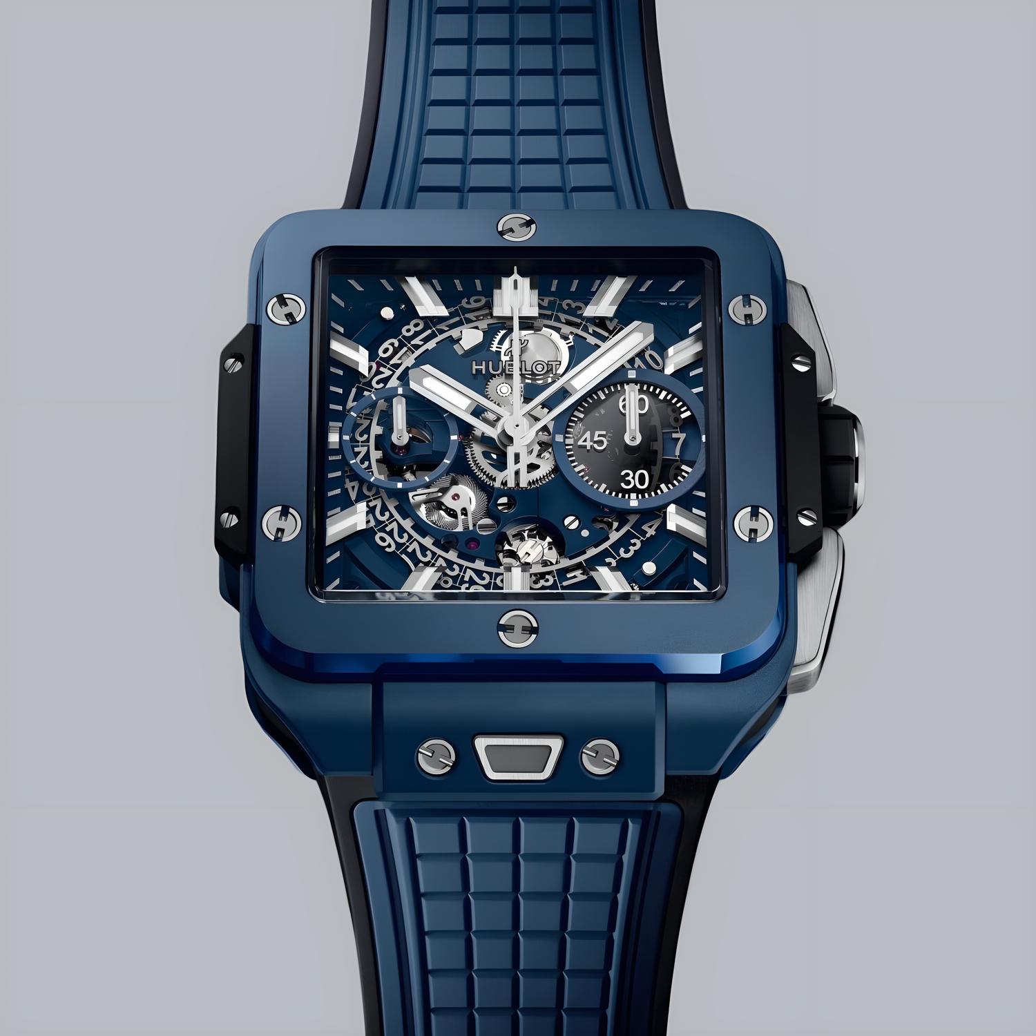 Square Bang Unico Blue Ceramic