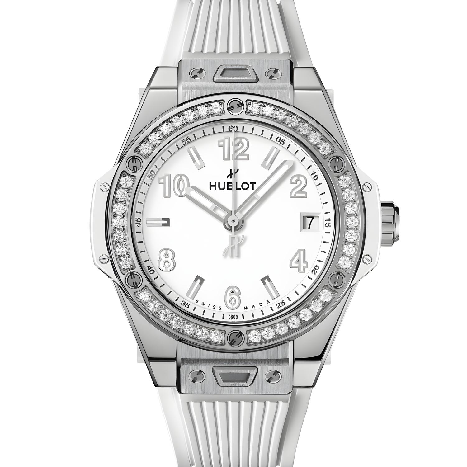 Big Bang One Click Steel White Diamonds
