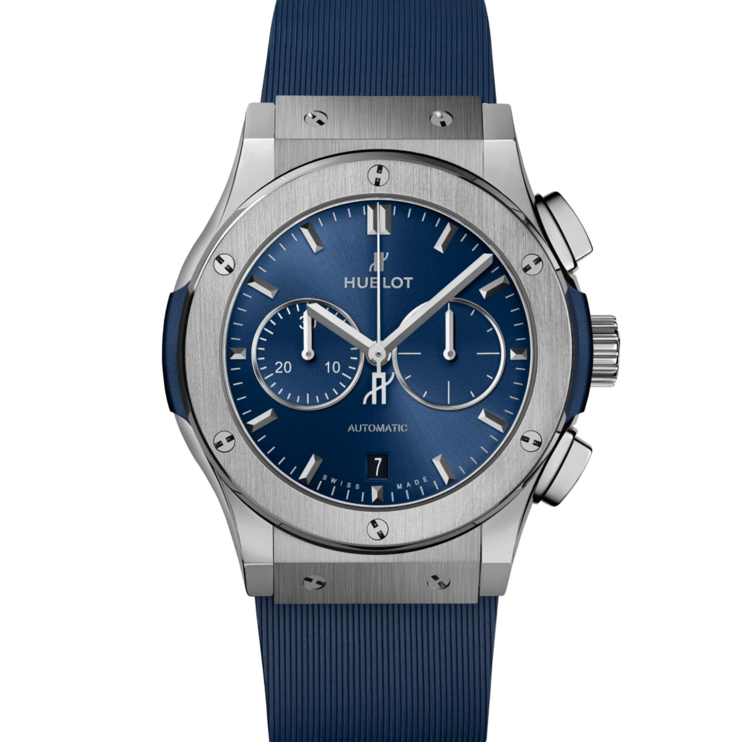 Classic Fusion Chronograph Titanium Blue