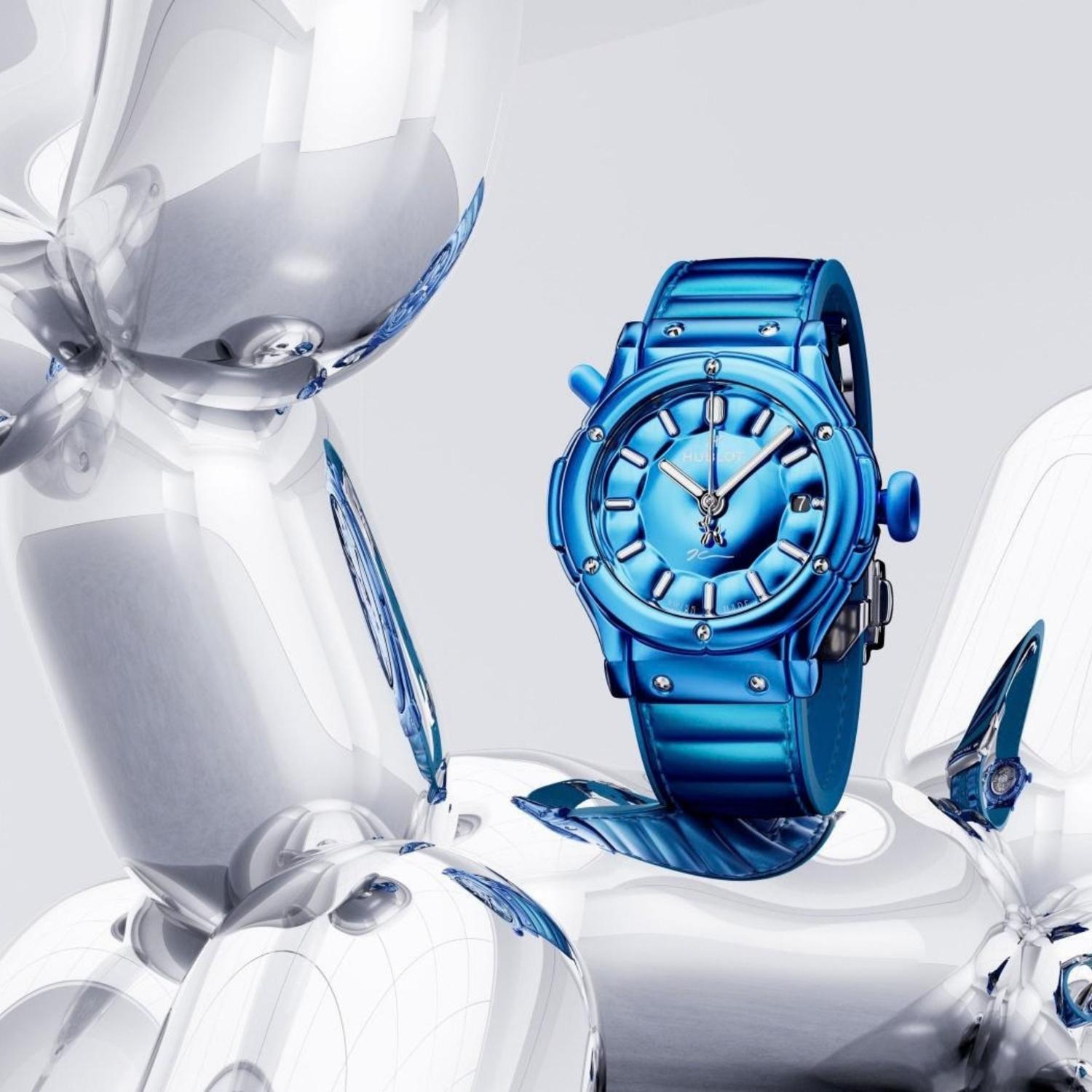 Classic Fusion Balloon Dog By Jeff Koons Blue