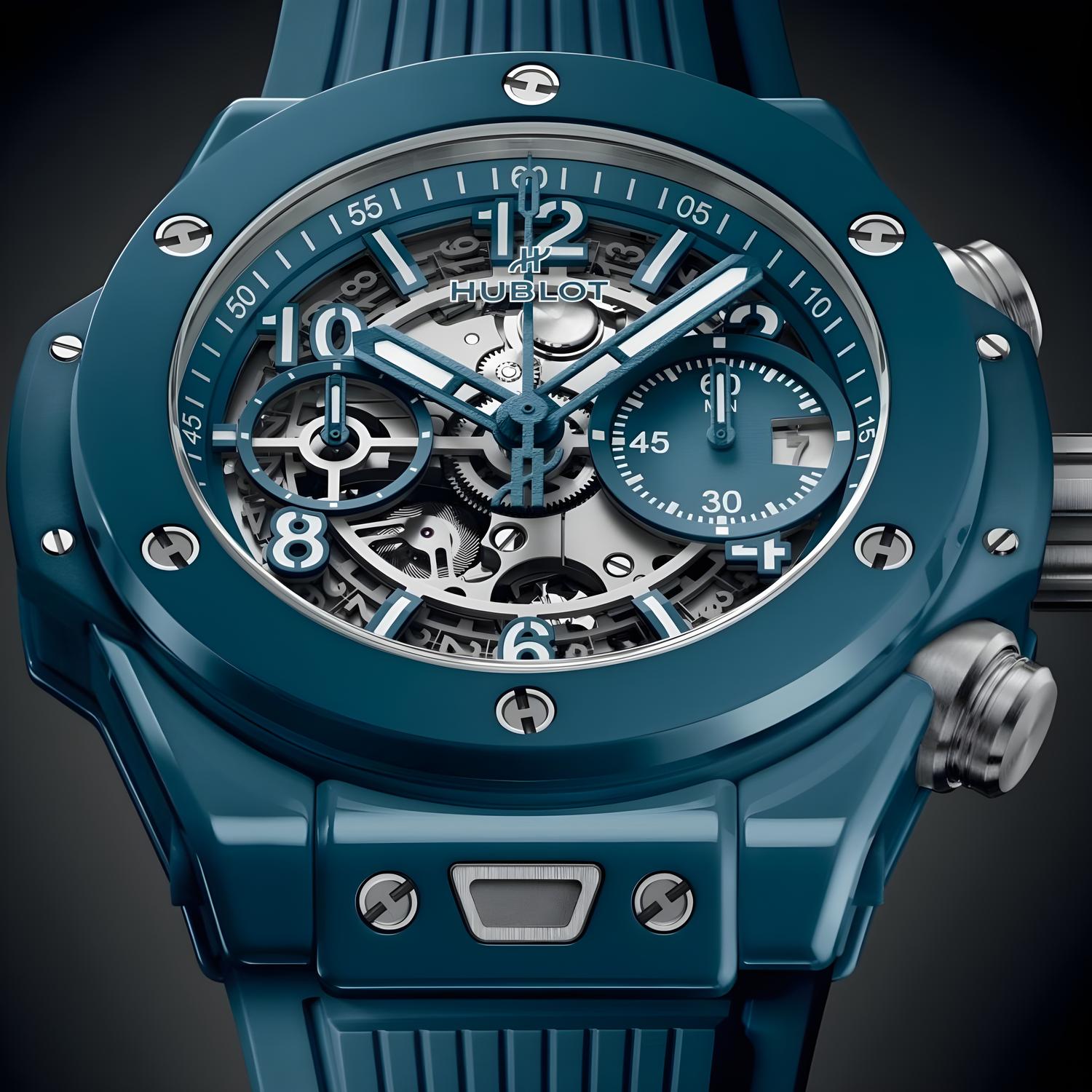 Big Bang Unico Petrol Blue Ceramic