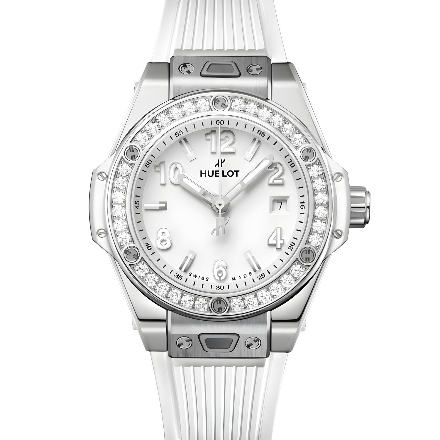 Big Bang One Click Steel White Diamonds