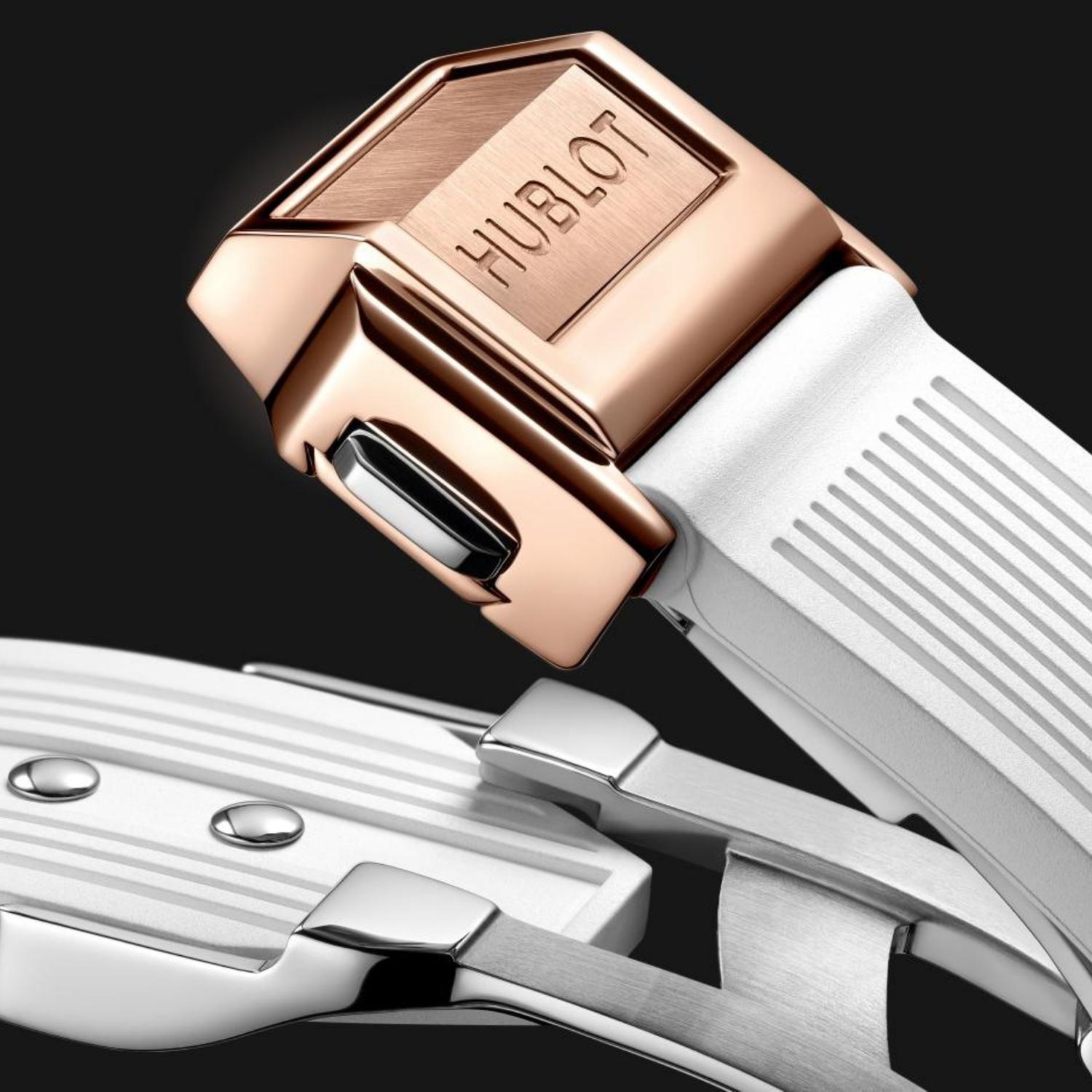 Big Bang One Click King Gold White Full Pavé