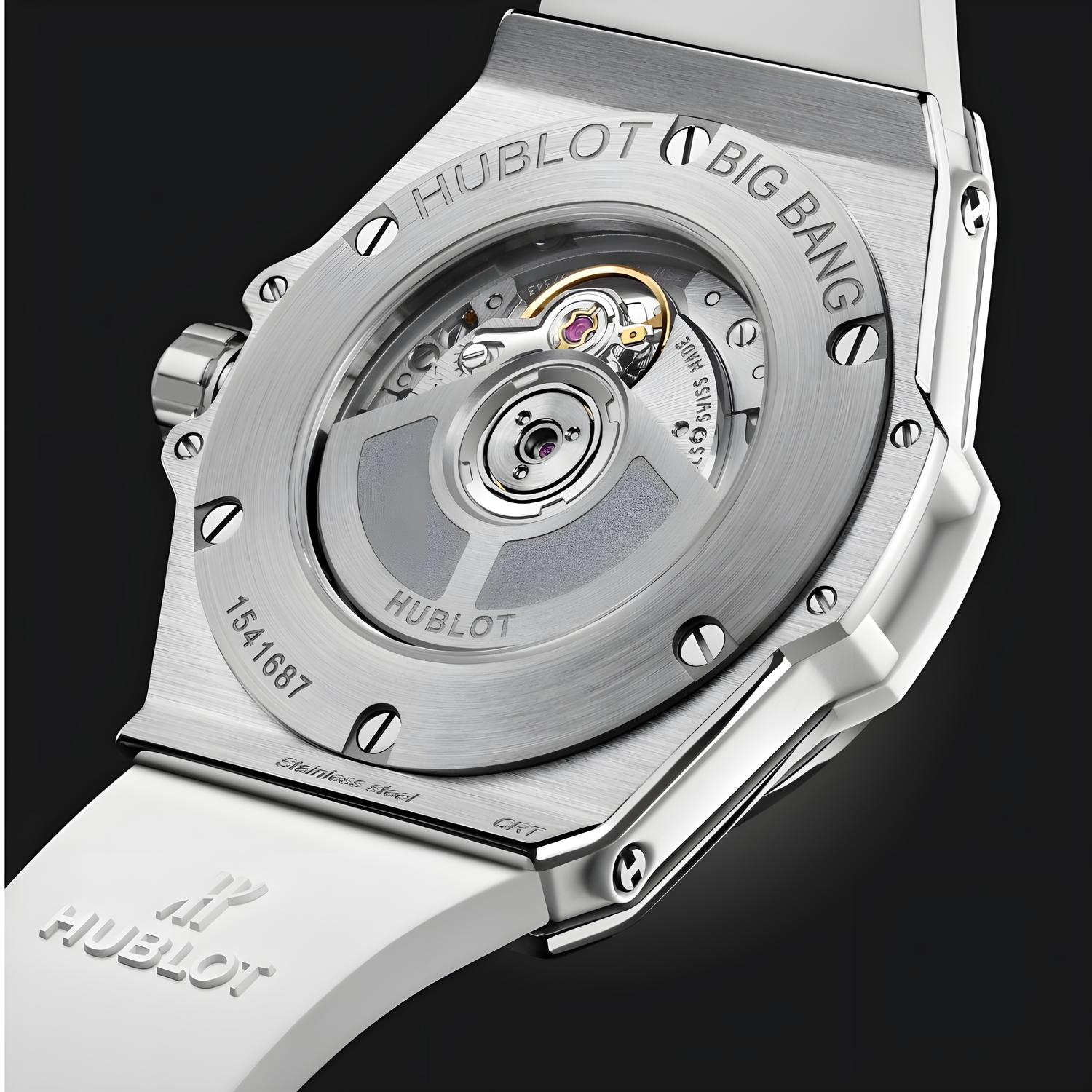 Big Bang One Click Steel White Full Pavé