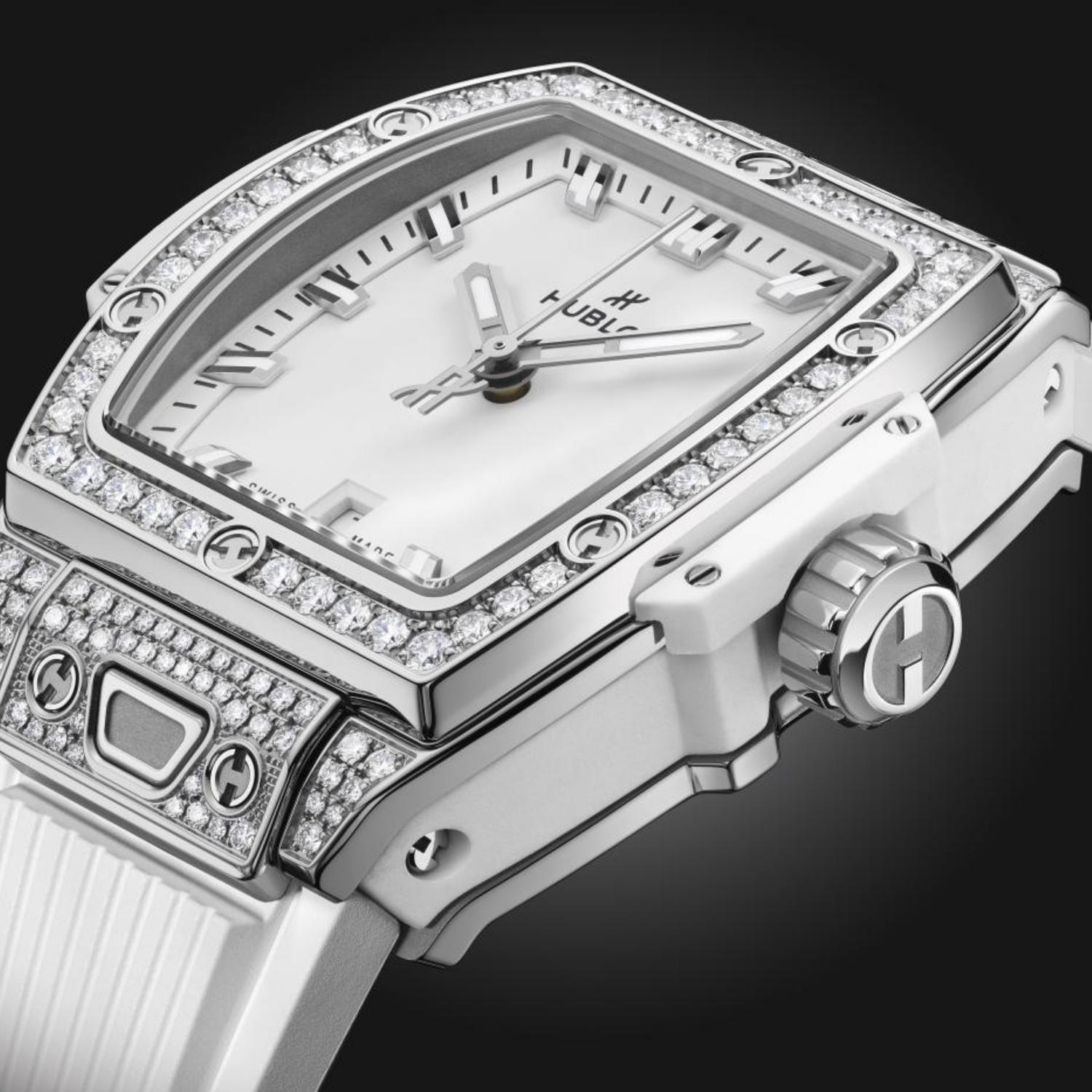 Spirit of Big Bang Steel White Pavé