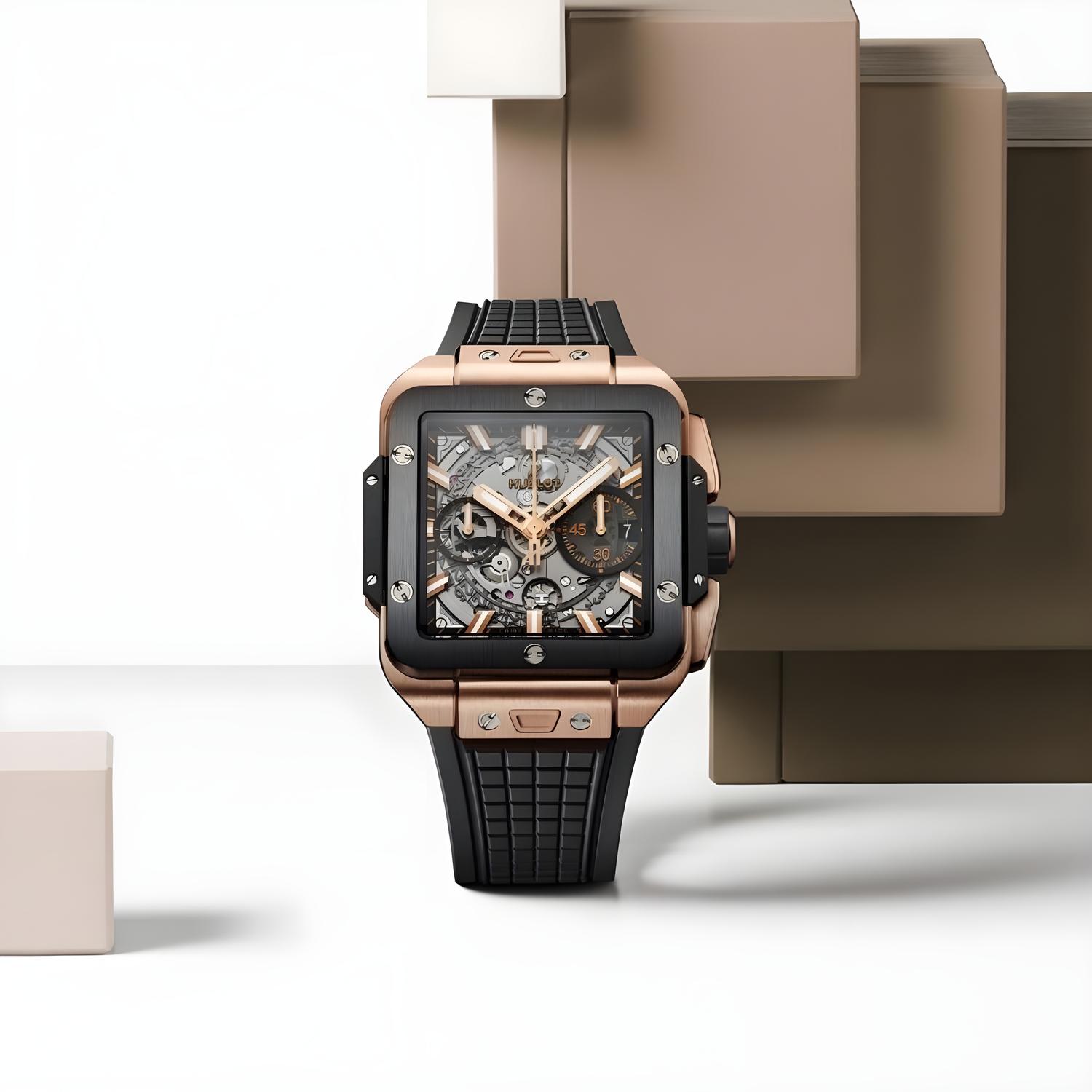 Square Bang Unico King Gold Ceramic