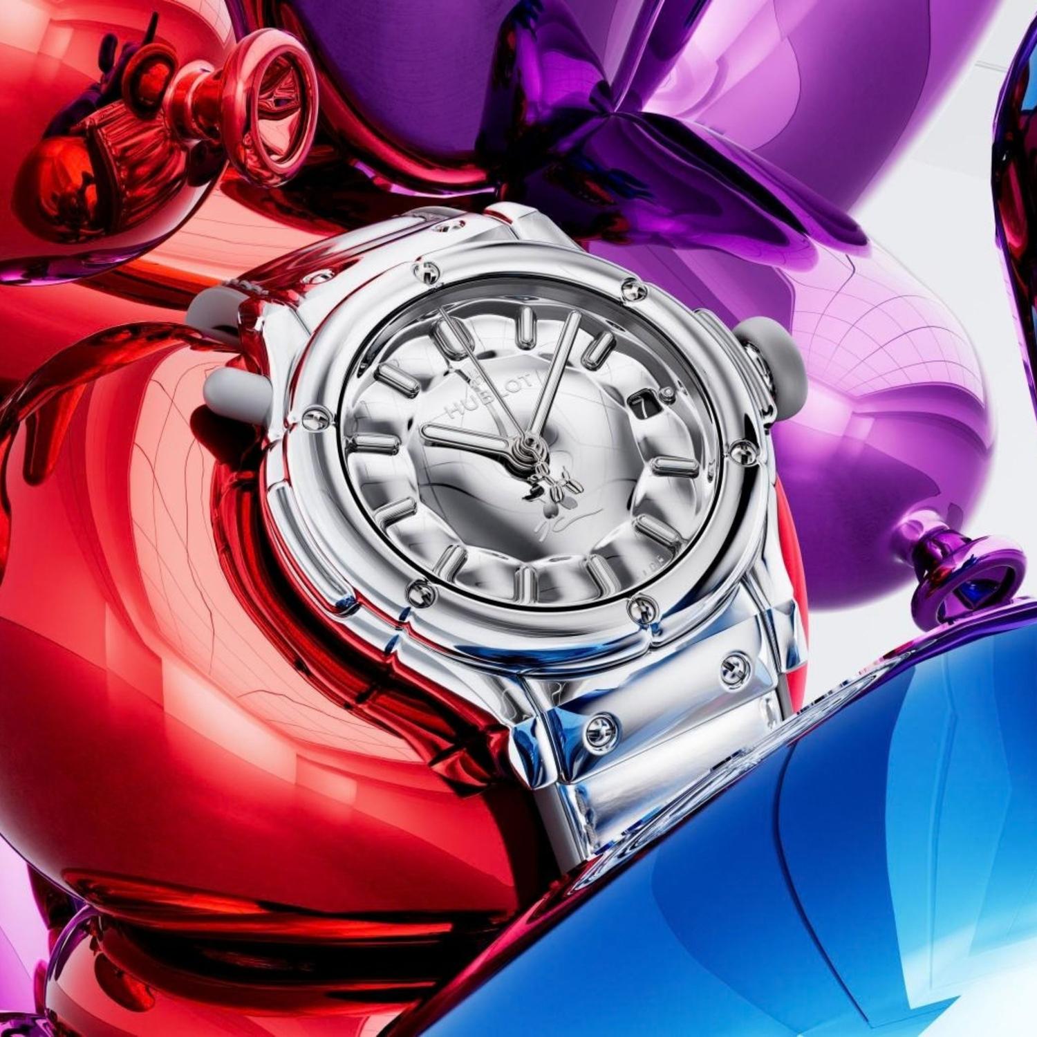 Classic Fusion Balloon Dog By Jeff Koons Silver