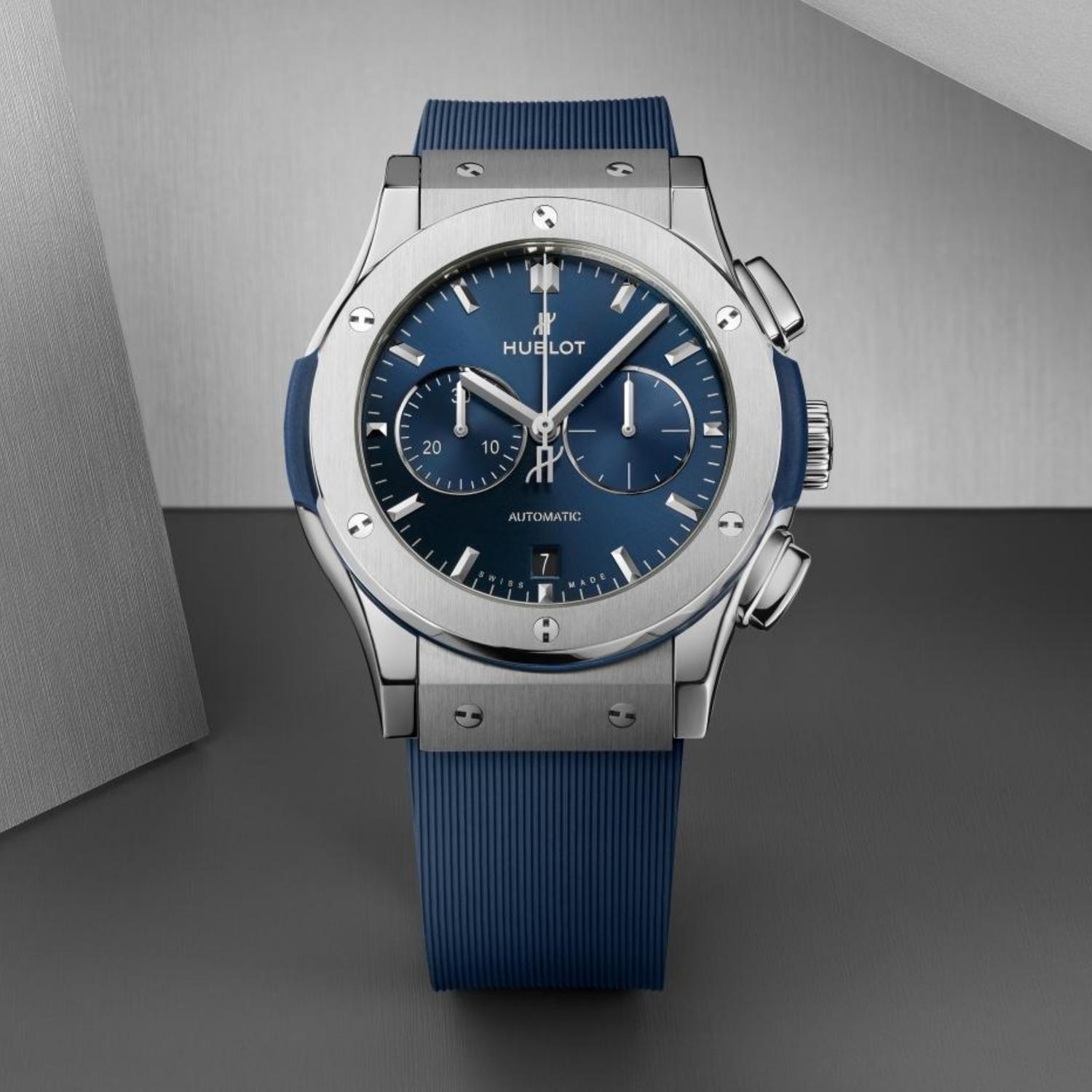 Classic Fusion Chronograph Titanium Blue
