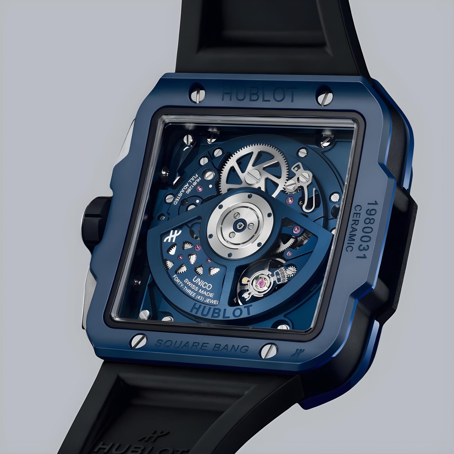 Square Bang Unico Blue Ceramic