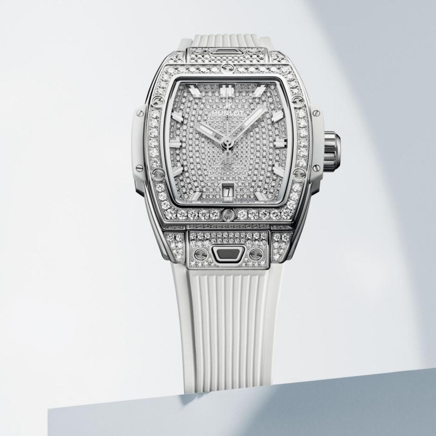 Spirit of Big Bang Steel White Full Pavé